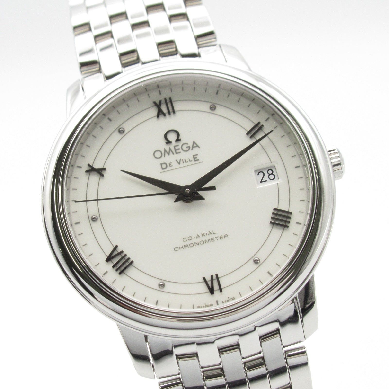 Omega Omega De Ville Prestige Mens Watch Automatic Winding Stainless Steel White Size ONE SIZE - 3 Thumbnail