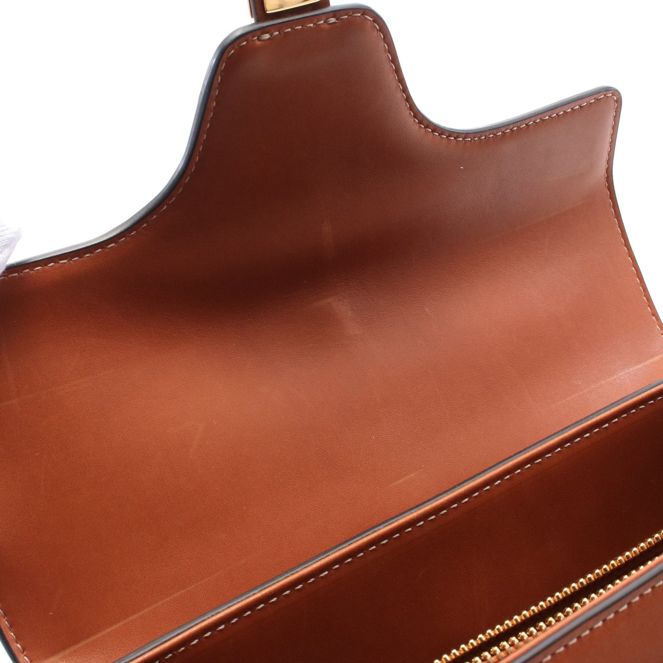 Celine Celine 16 Sais Small Handbag Leather Brown Size ONE SIZE - 5 Thumbnail