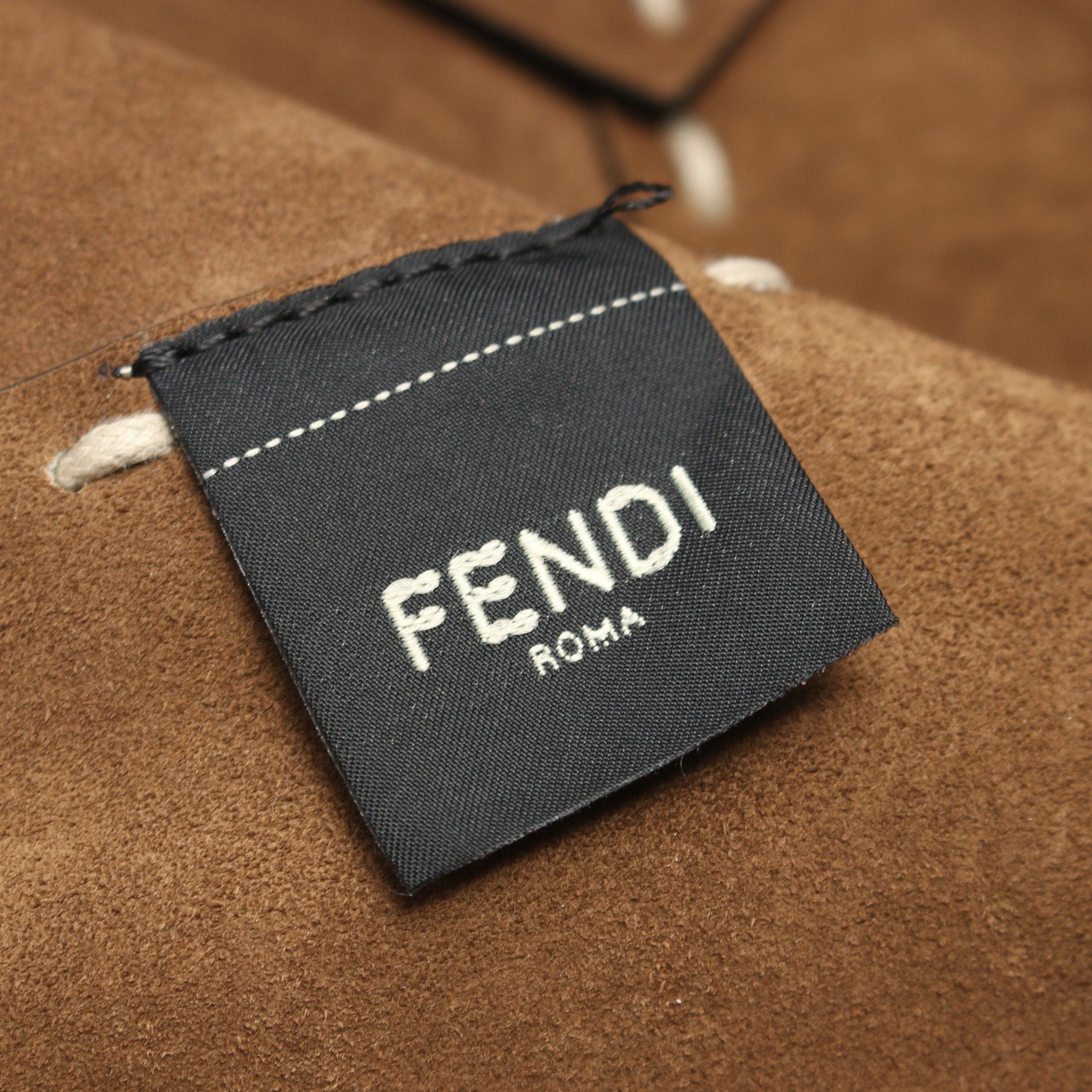 Fendi Fendi Selleria Diagonal Small Handbag Tote Bag Leather Light Beige Size ONE SIZE - 4 Thumbnail