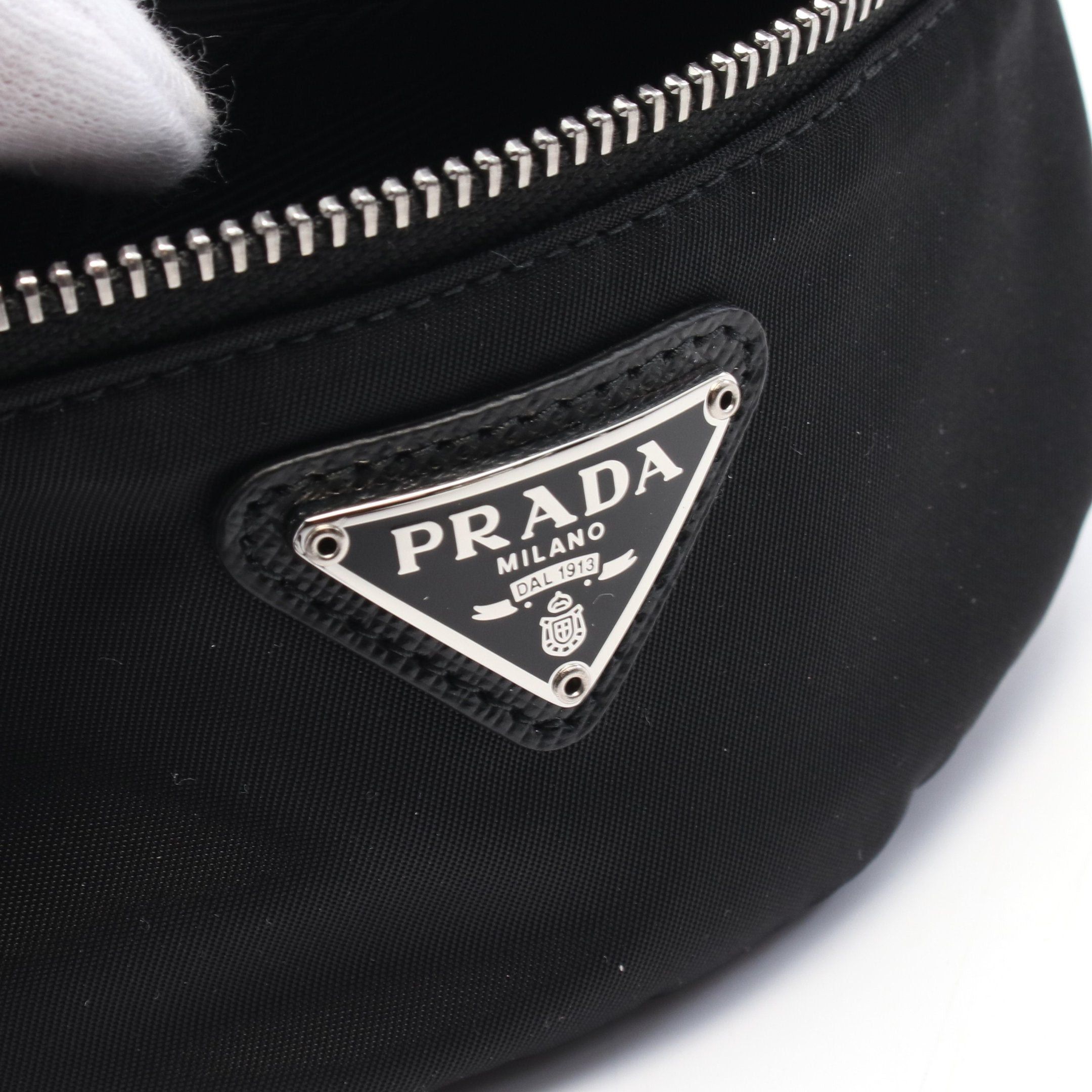 Prada Prada Pouch Nylon Black Size ONE SIZE - 4 Thumbnail