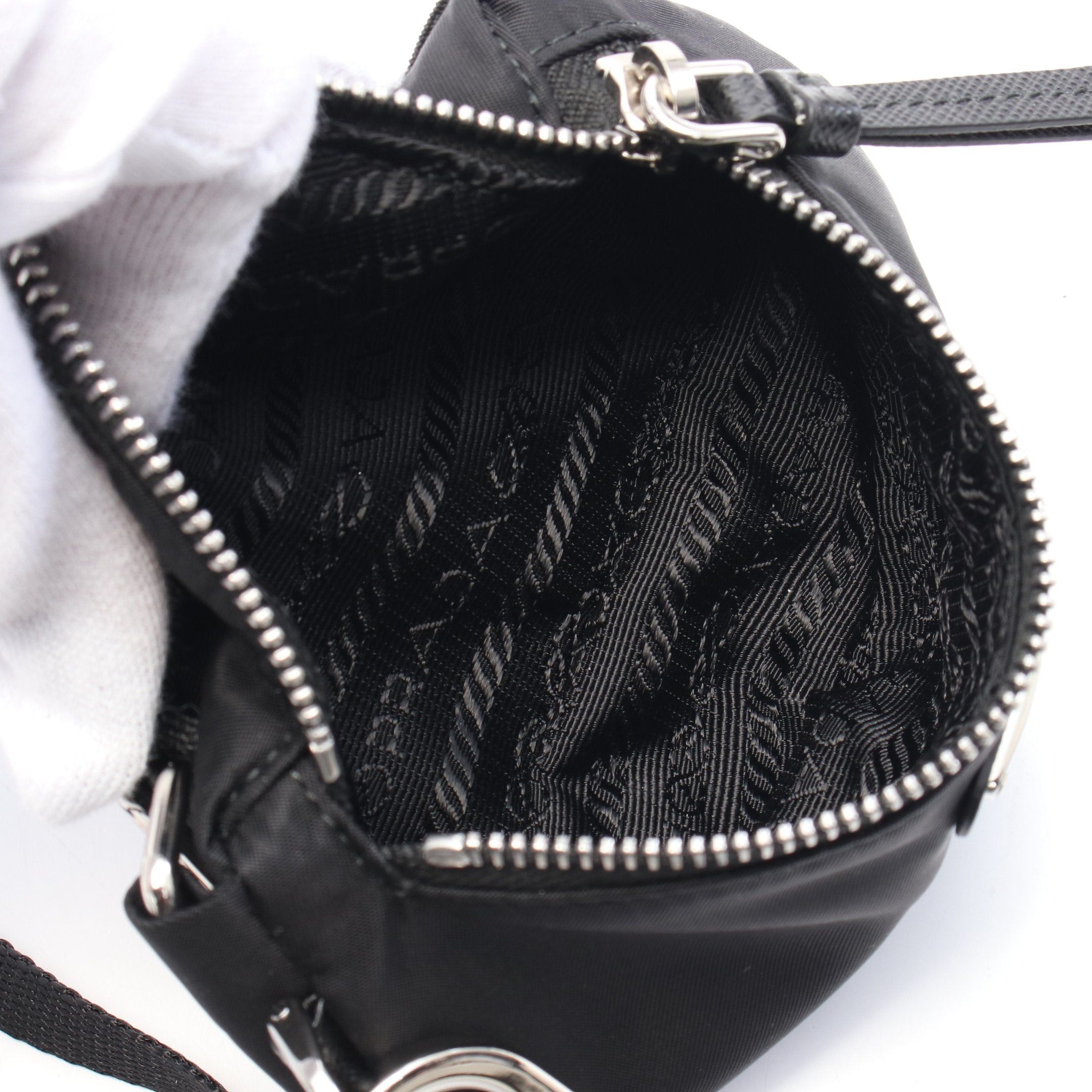 Prada Prada Pouch Nylon Black Size ONE SIZE - 3 Thumbnail