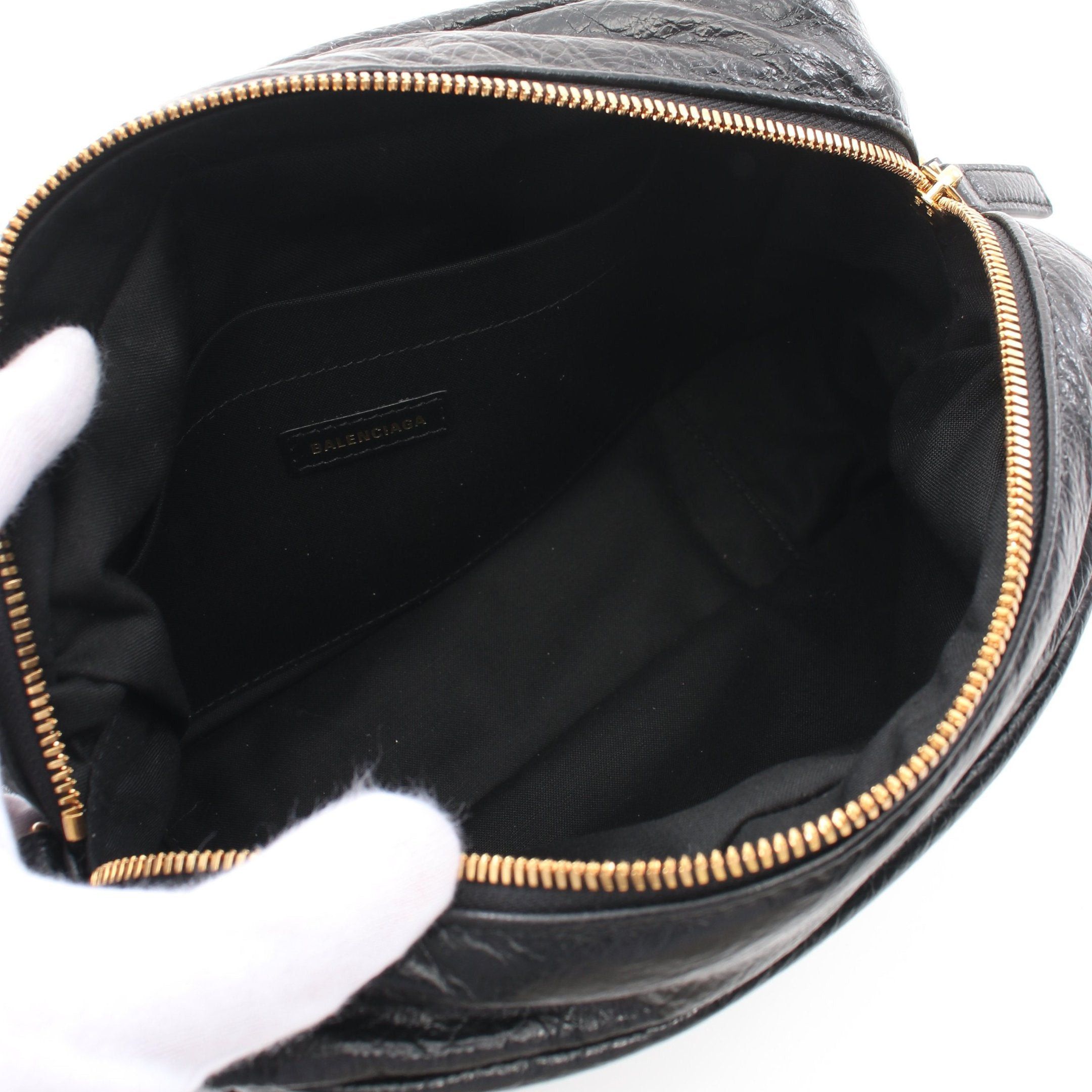 Balenciaga Balenciaga Monaco Camera Bag Chain Shoulder Leather Black Size ONE SIZE - 3 Thumbnail