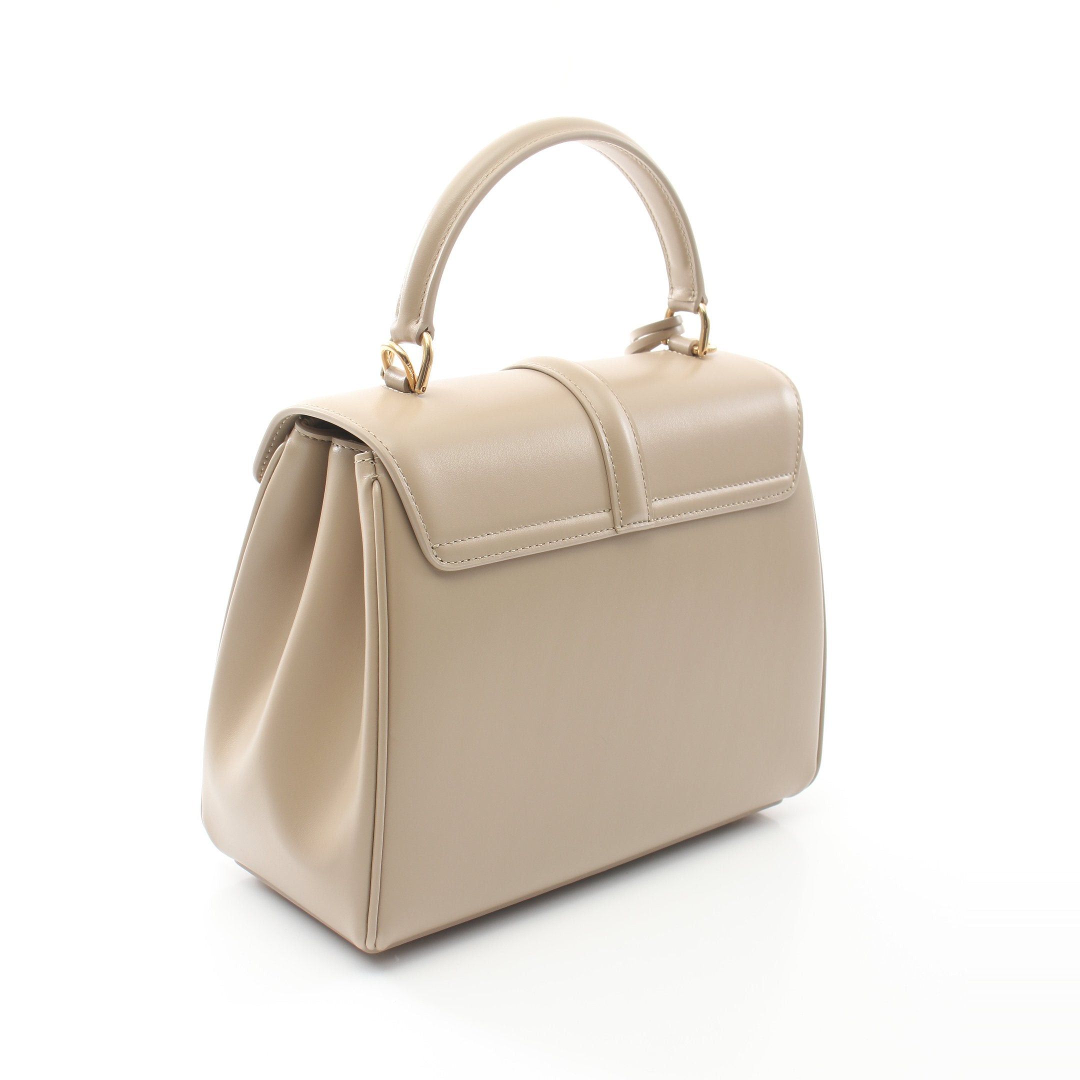 Celine Celine 16 Sais Small Handbag Leather Beige Size ONE SIZE - 2 Thumbnail