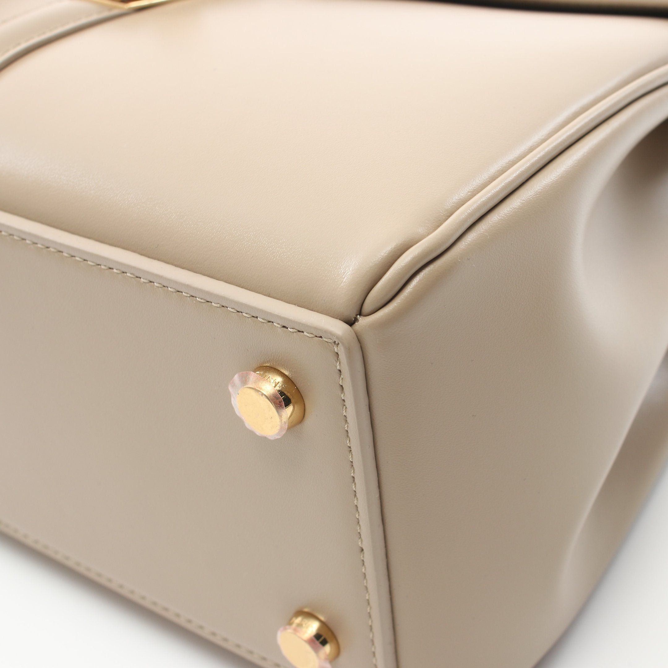 Celine Celine 16 Sais Small Handbag Leather Beige Size ONE SIZE - 5 Thumbnail