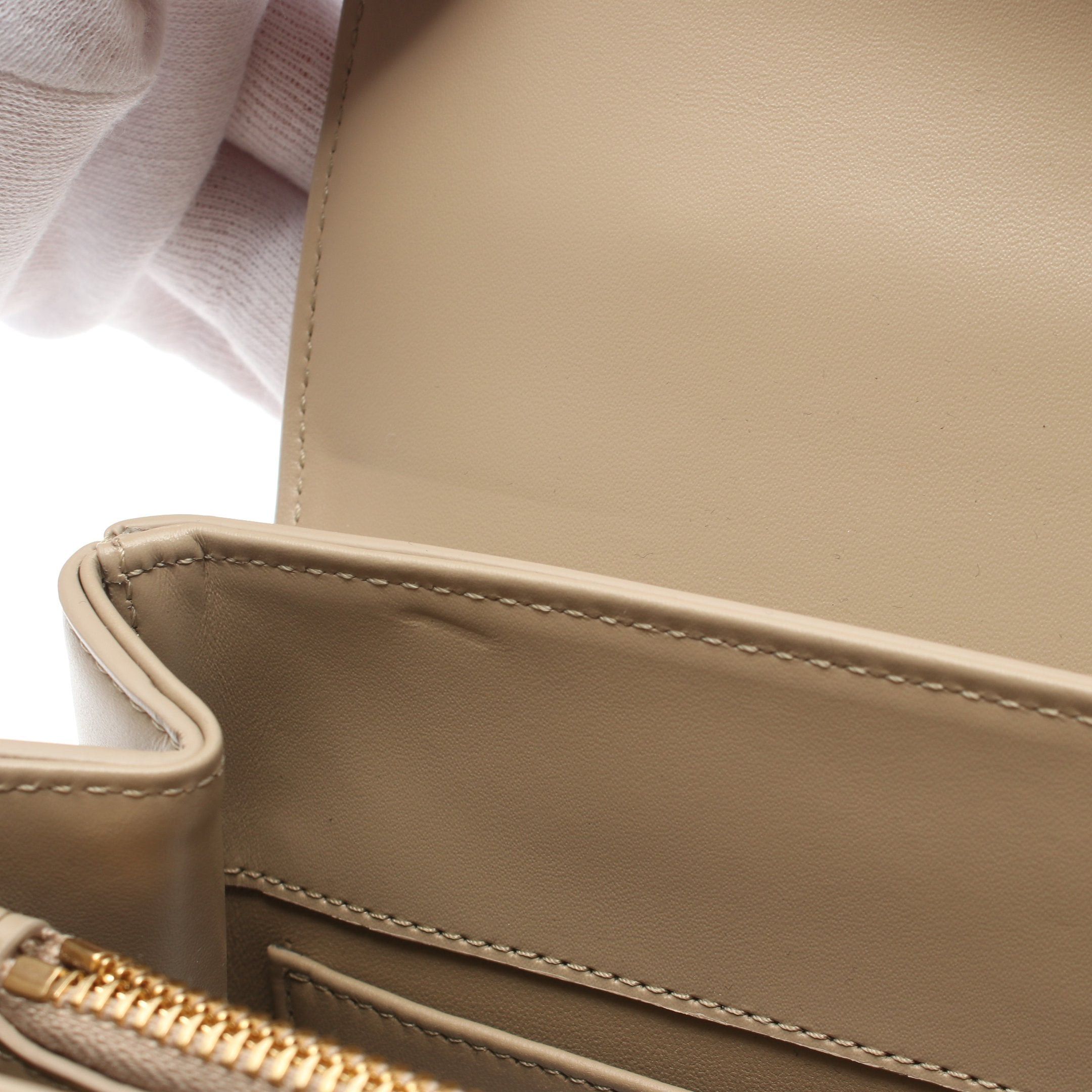 Celine Celine 16 Sais Small Handbag Leather Beige Size ONE SIZE - 6 Thumbnail