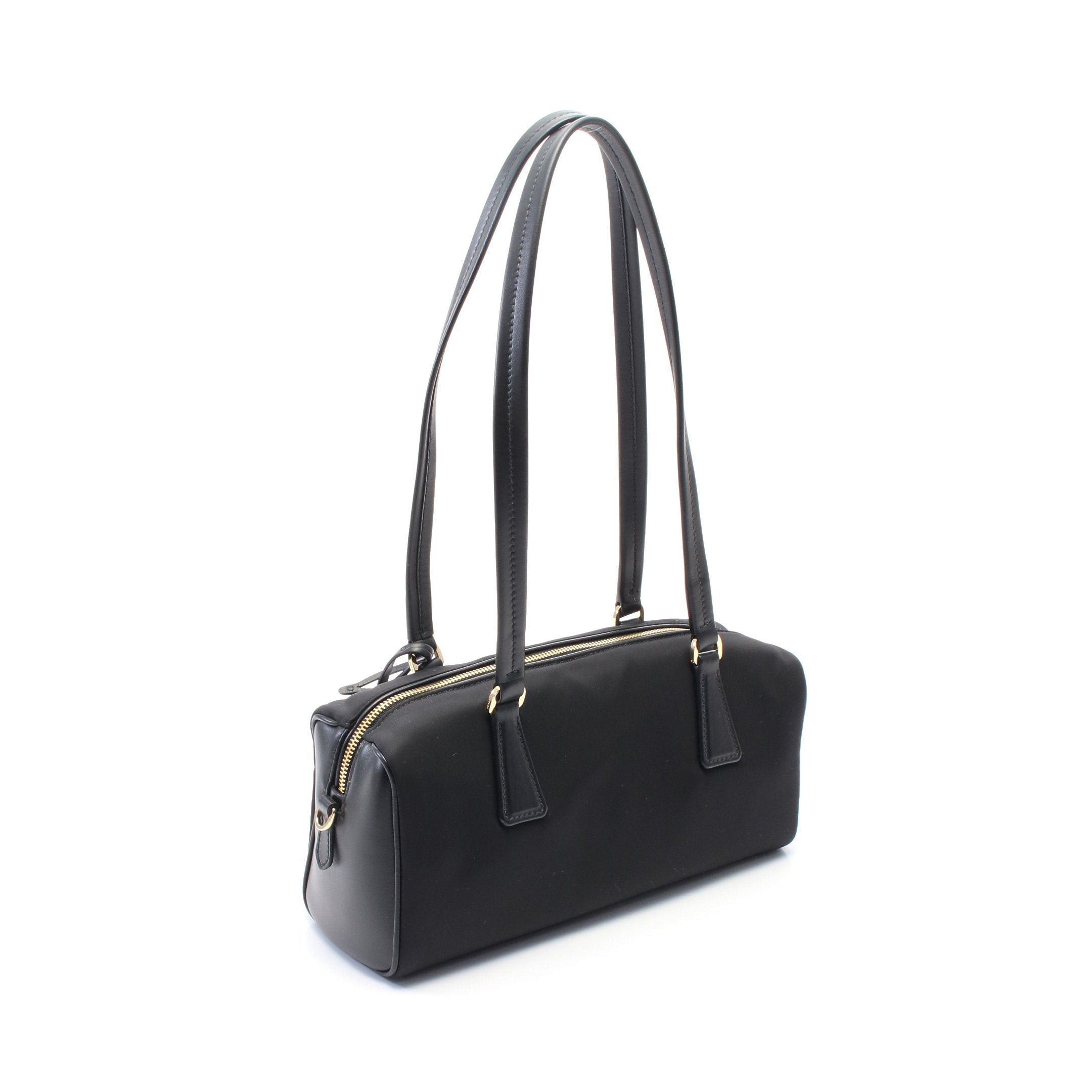 Prada Prada Re-Nylon Medium Top Handle Bag Shoulder Nylon Leather Black Size ONE SIZE - 2 Thumbnail
