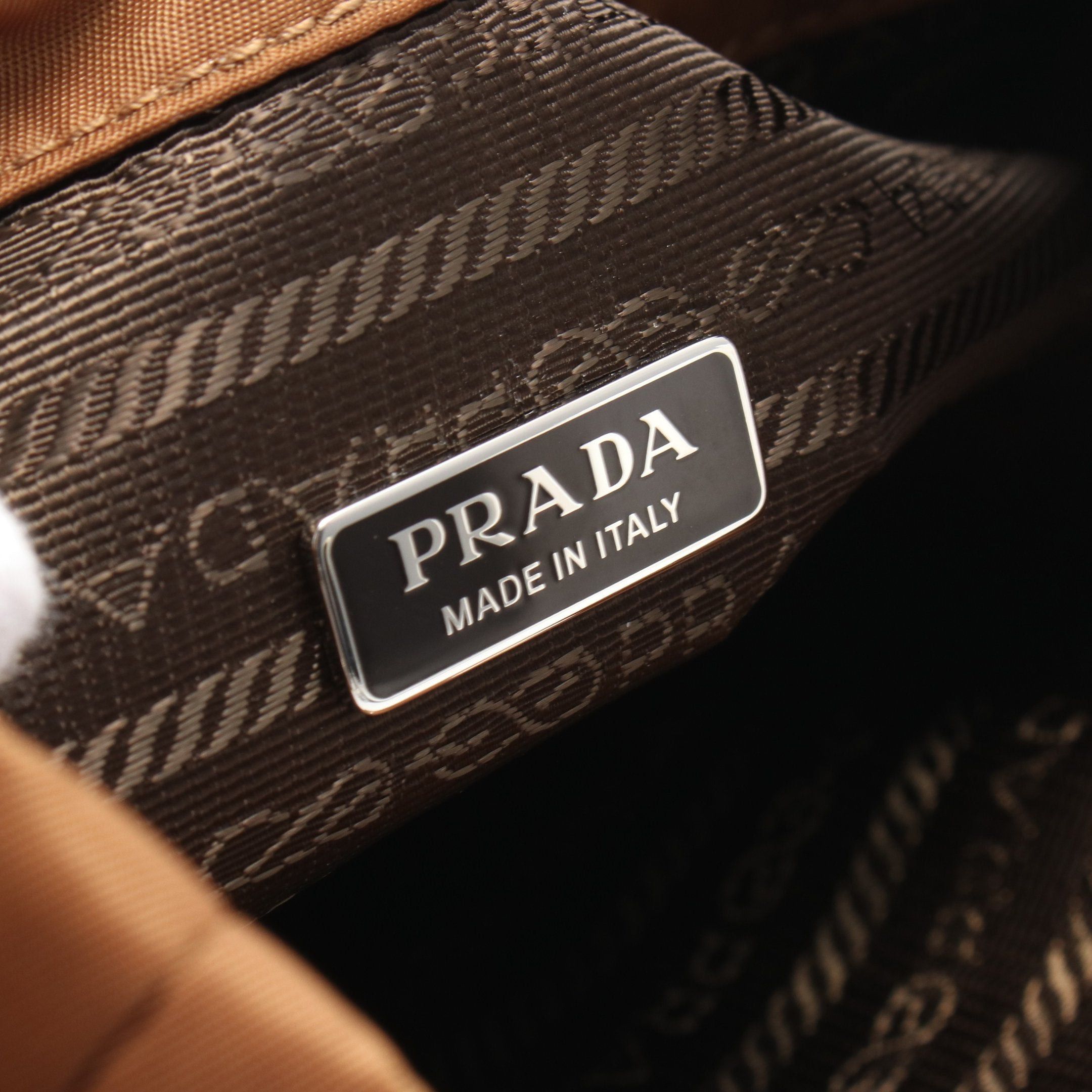 Prada Prada Re-Edition 1978 Handbag Nylon Leather Khaki Brown Purse Size ONE SIZE - 4 Thumbnail