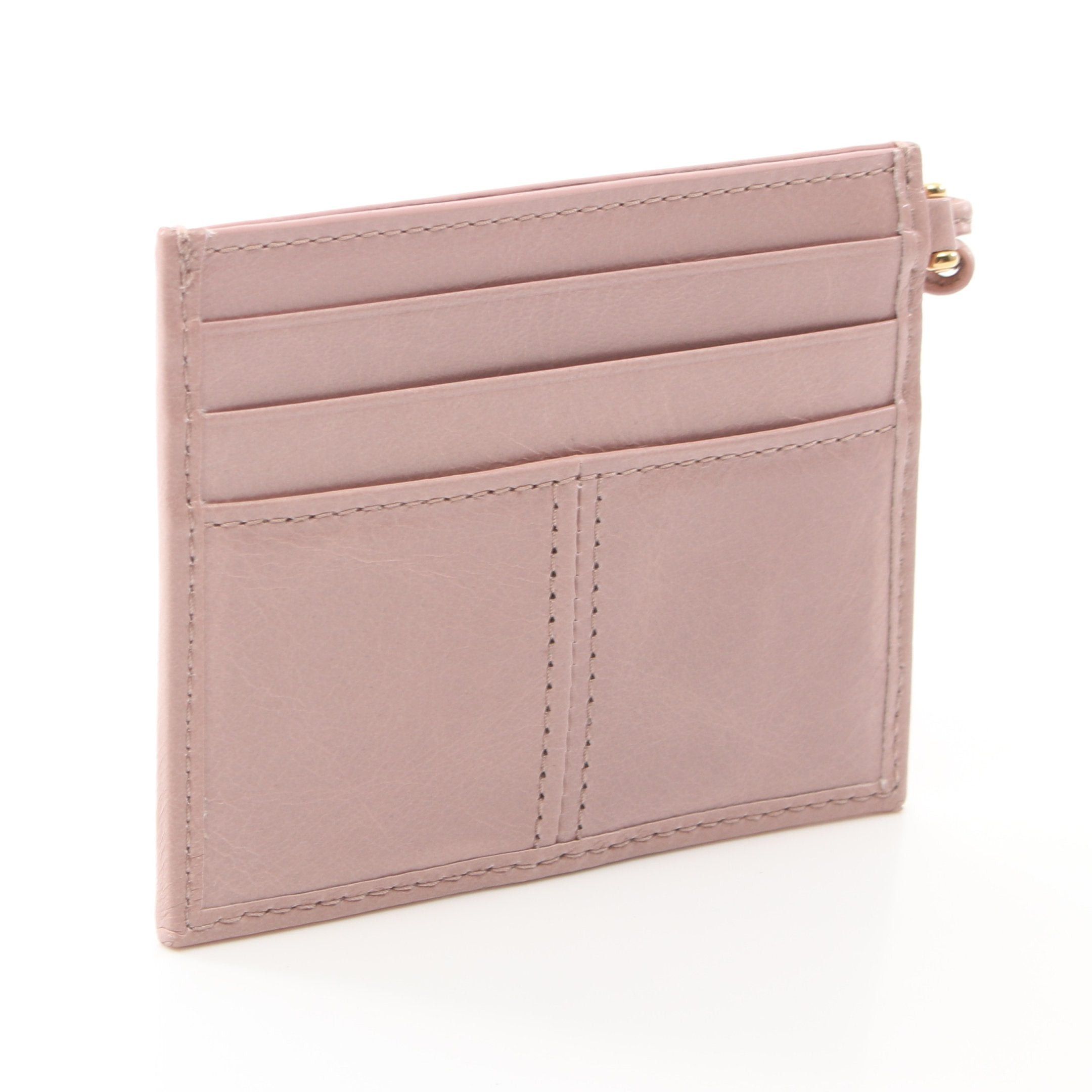 Prada Prada Soft Lux Card Case Lipstick Leather Dusty Pink Size ONE SIZE - 2 Thumbnail