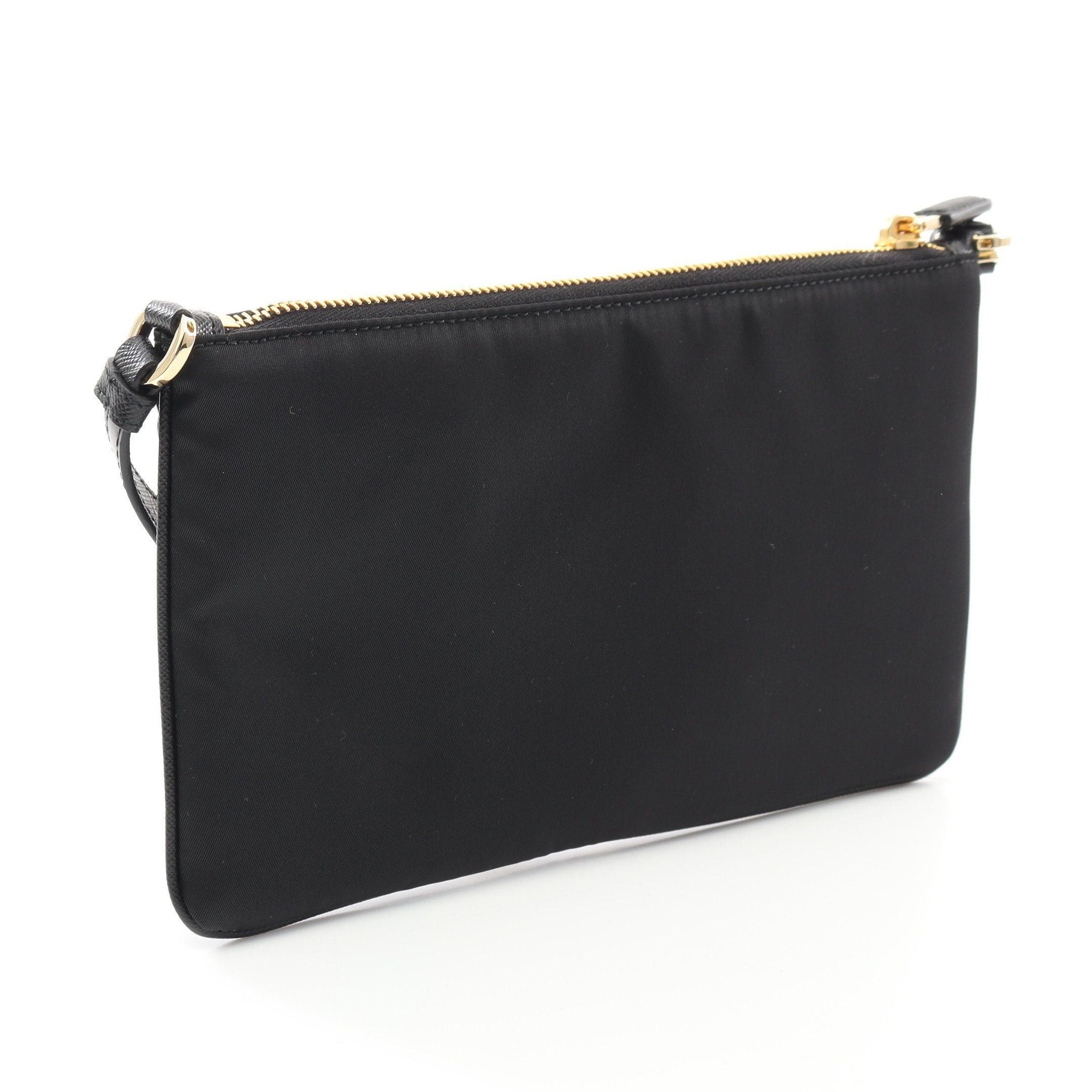 Prada Prada Shoulder Bag Nylon Saffiano Leather Black Size ONE SIZE - 2 Thumbnail
