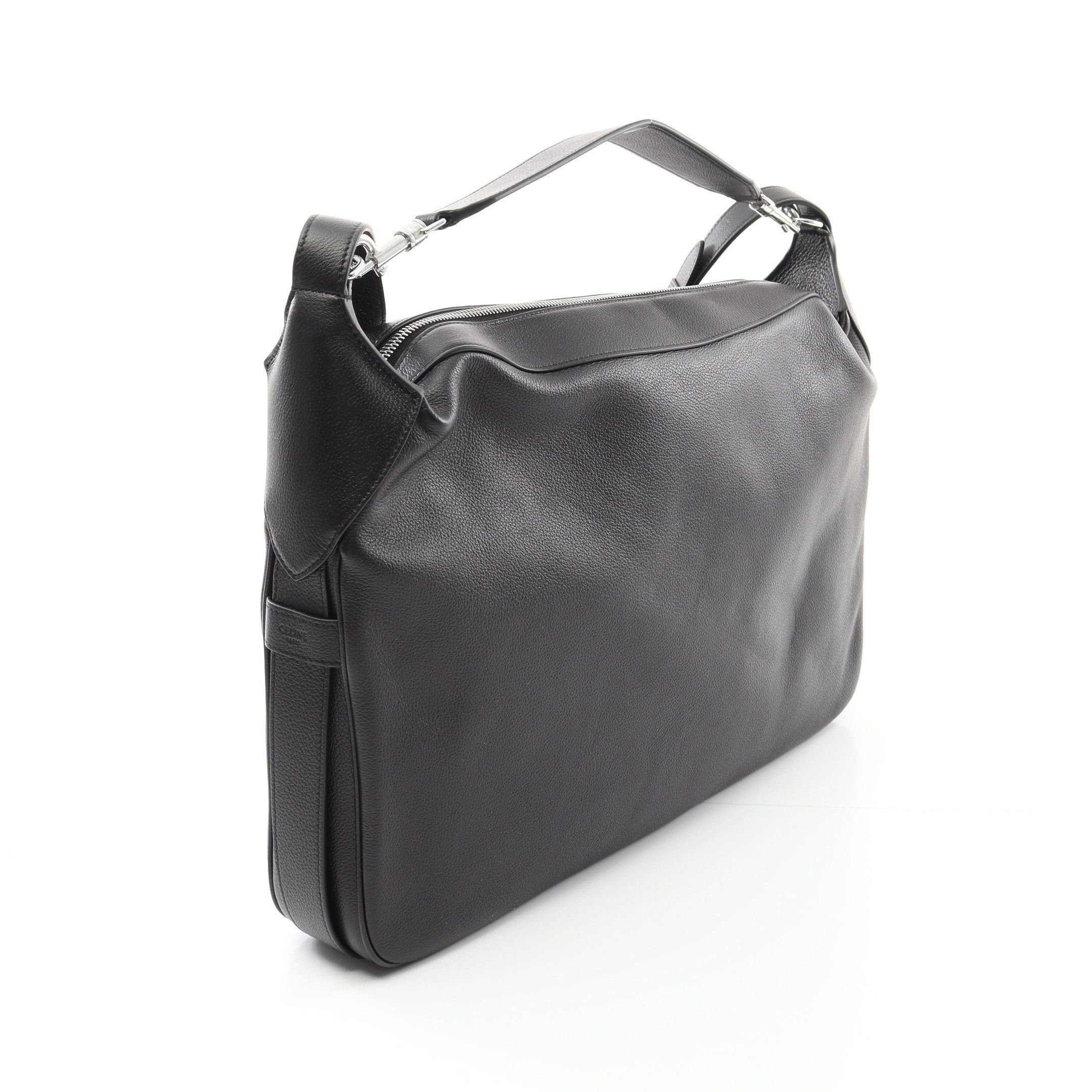 Celine Celine Shoulder Bag Leather Black Size ONE SIZE - 2 Thumbnail