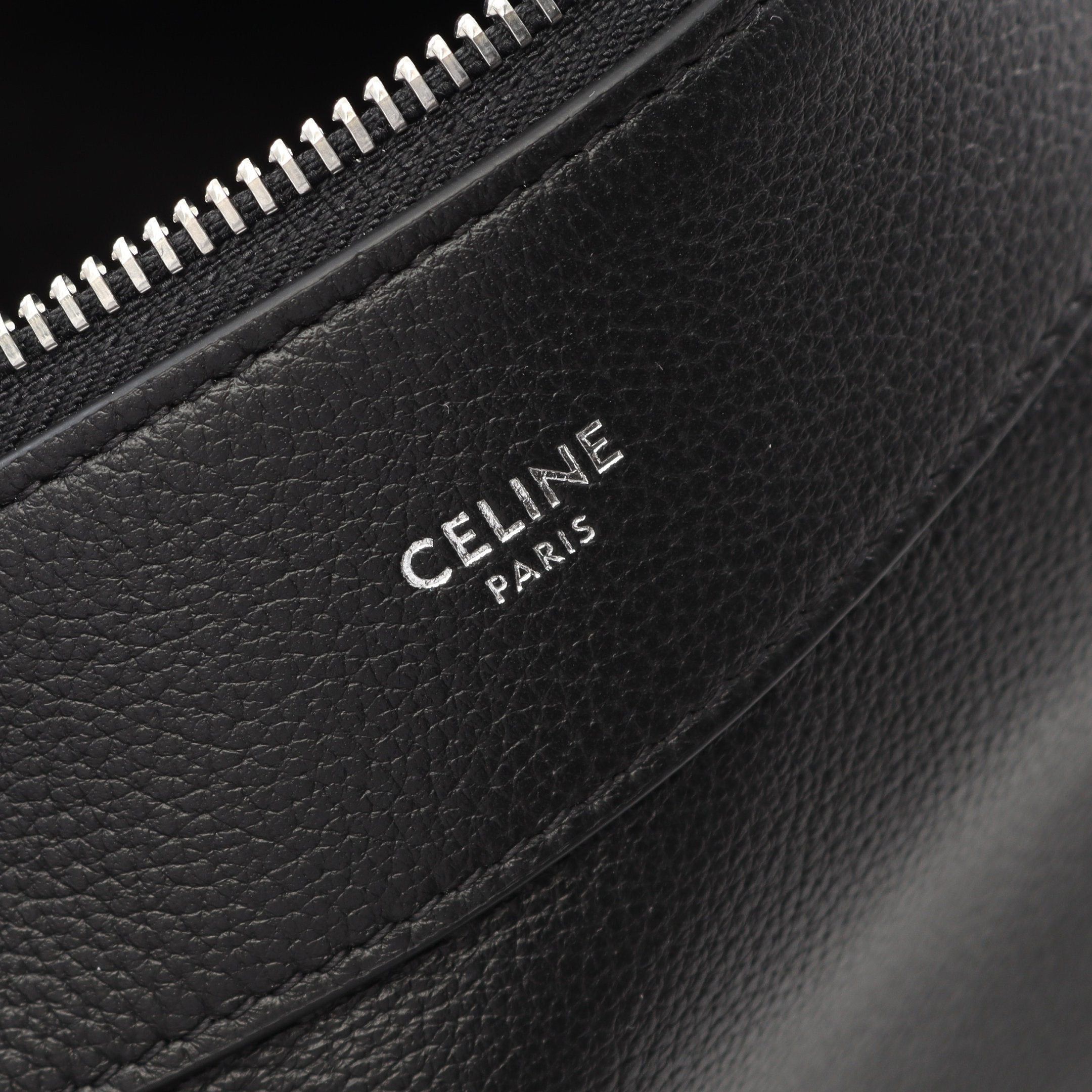 Celine Celine Shoulder Bag Leather Black Size ONE SIZE - 4 Thumbnail