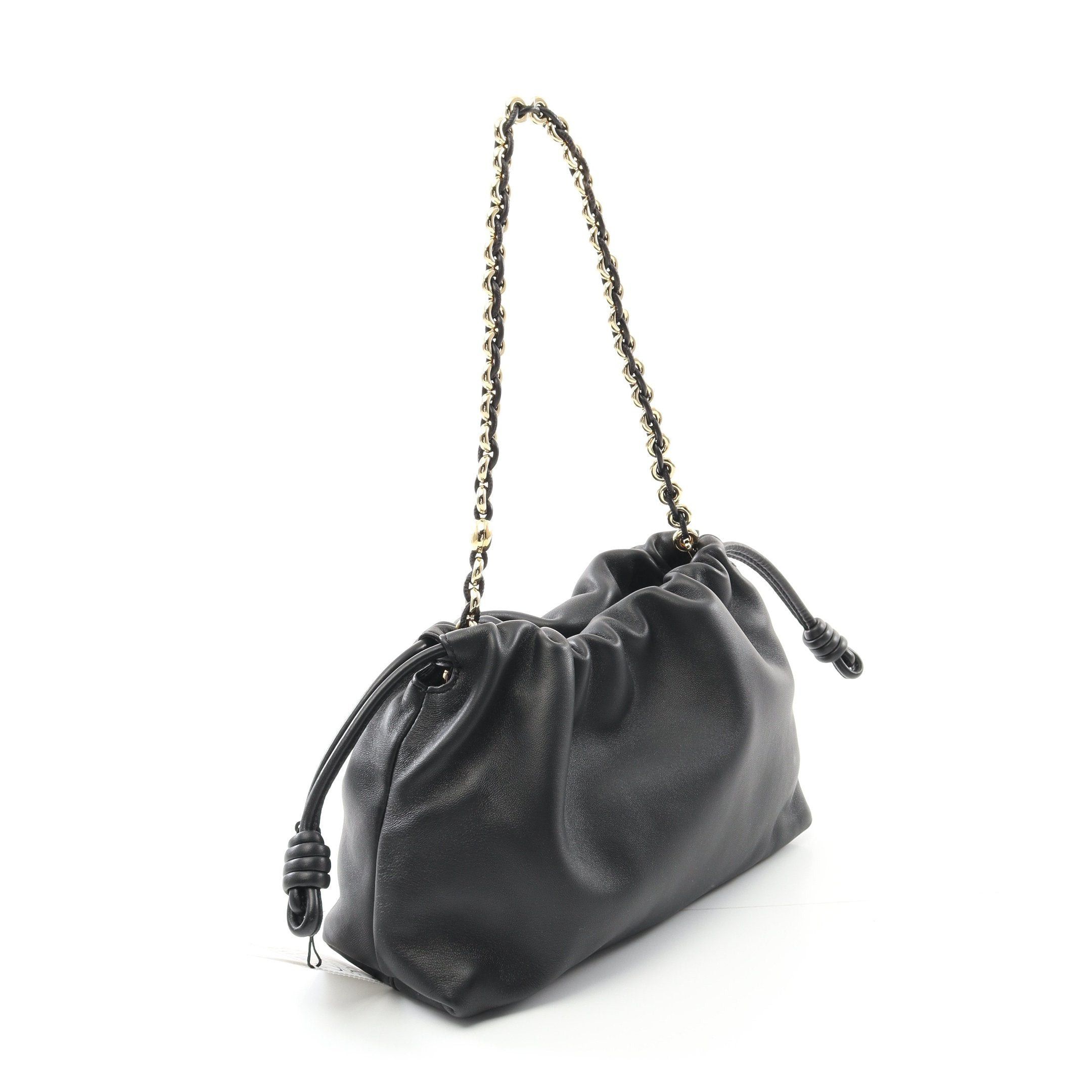 Loewe Loewe Flamenco Perth Chain Shoulder Bag Leather Black Size ONE SIZE - 2 Thumbnail