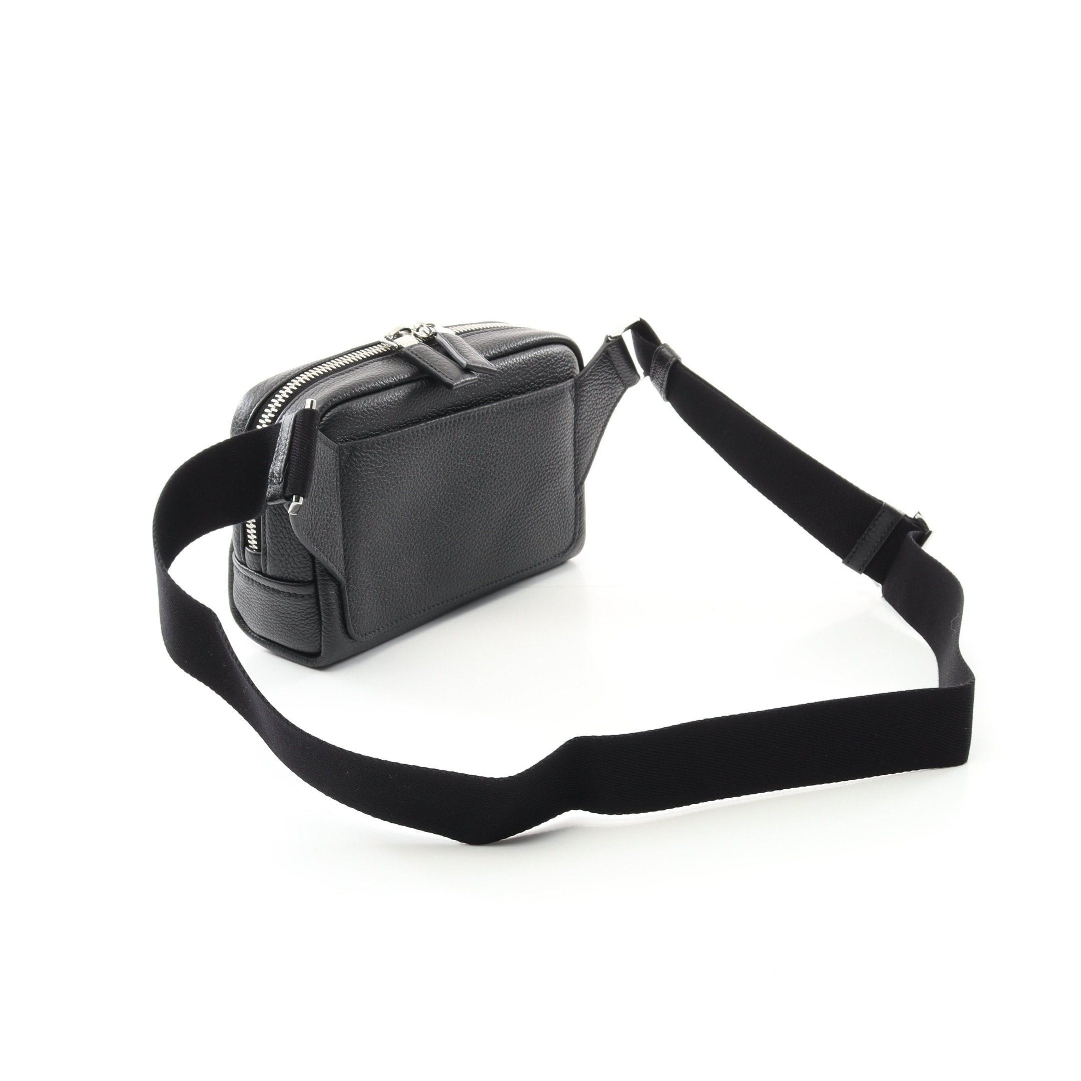 Prada Prada Vitello Dino Body Bag Leather Black Size ONE SIZE - 2 Thumbnail