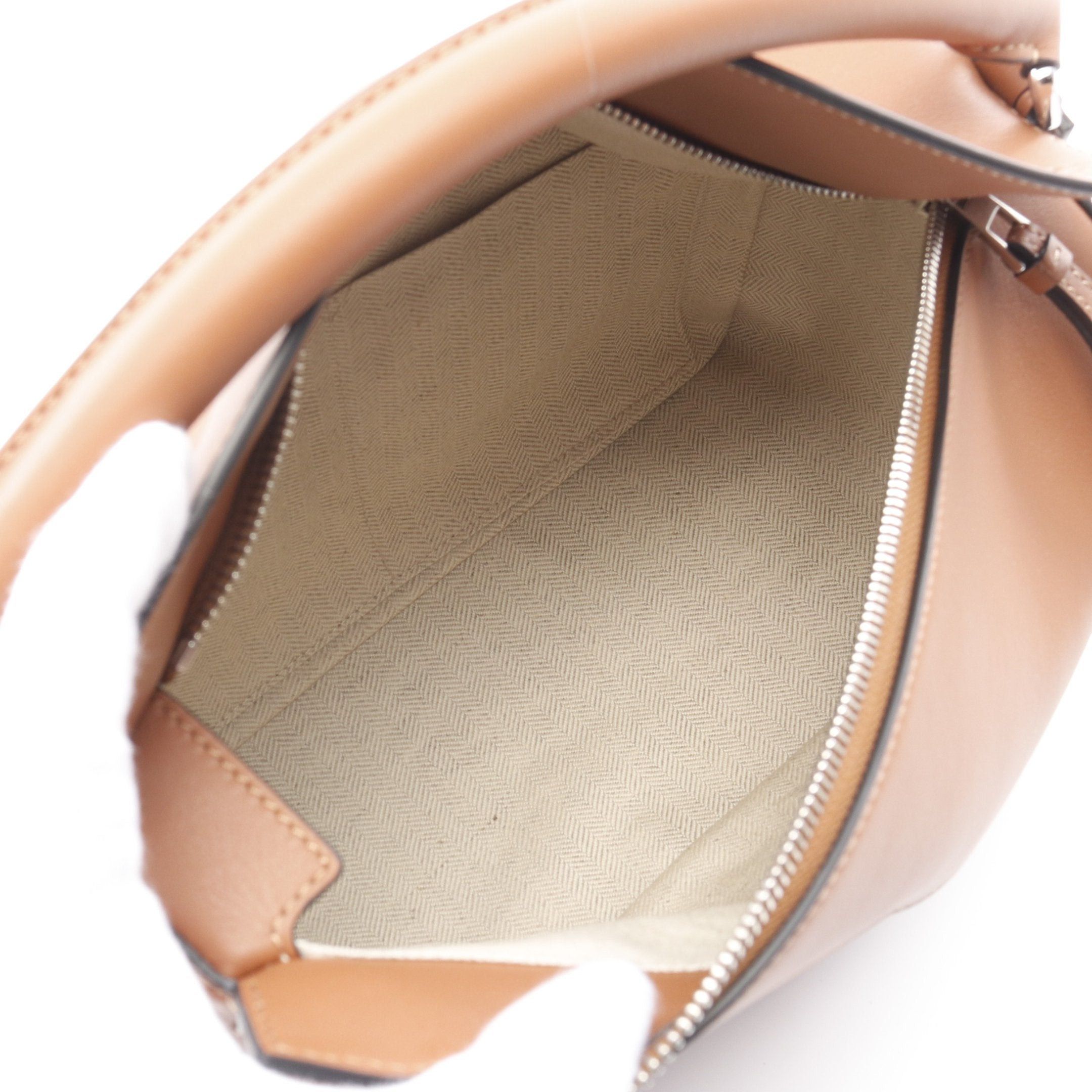 Loewe Loewe Puzzle Bag Handbag Leather Light Brown Size ONE SIZE - 3 Thumbnail
