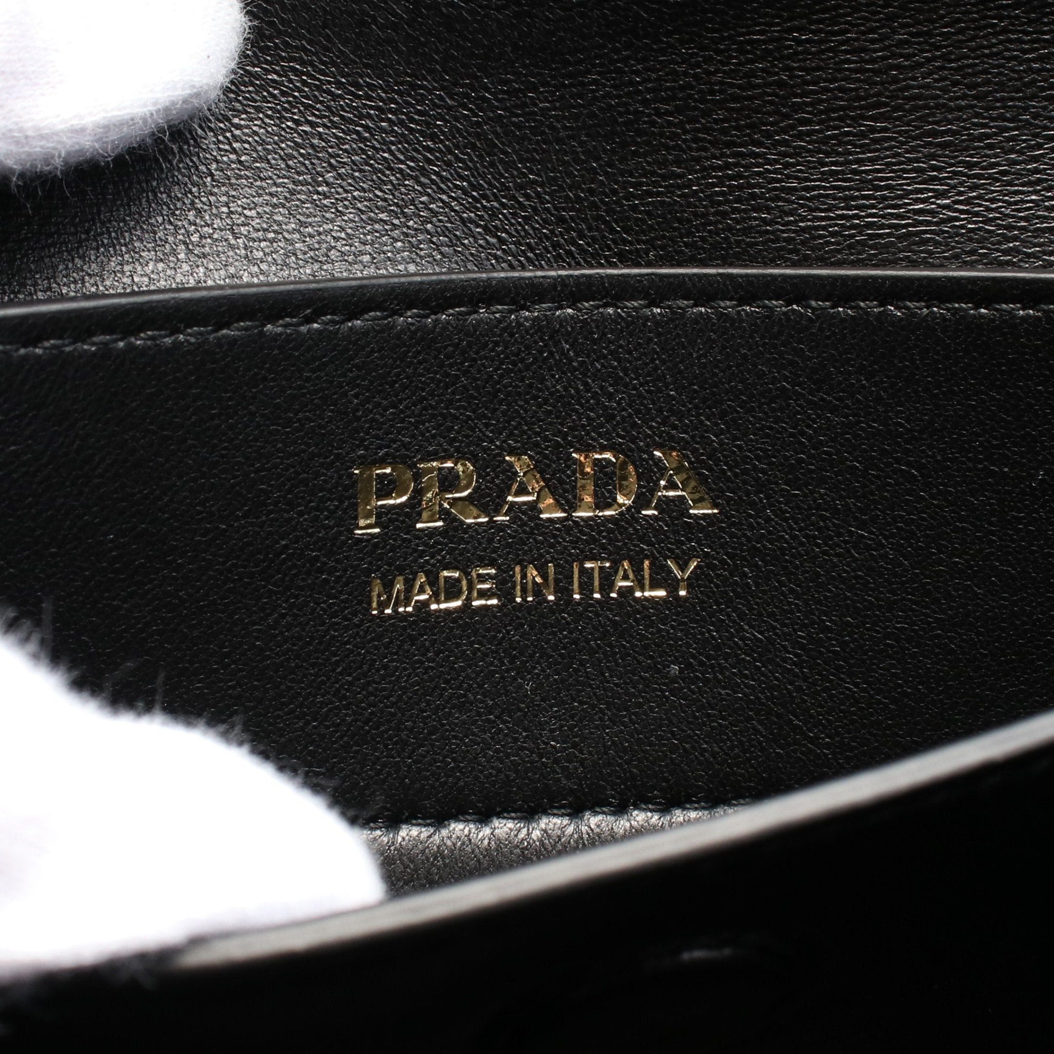 Prada Prada Saffiano Cuir Handbag Tote Bag Leather Black Size ONE SIZE - 4 Thumbnail