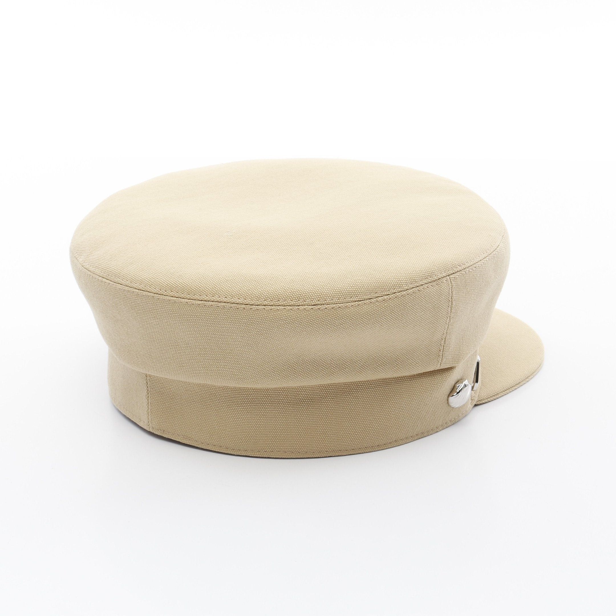 Hermes Hermes Julietta Seashell Casquette Cap Cotton Beige Size ONE SIZE - 2 Thumbnail