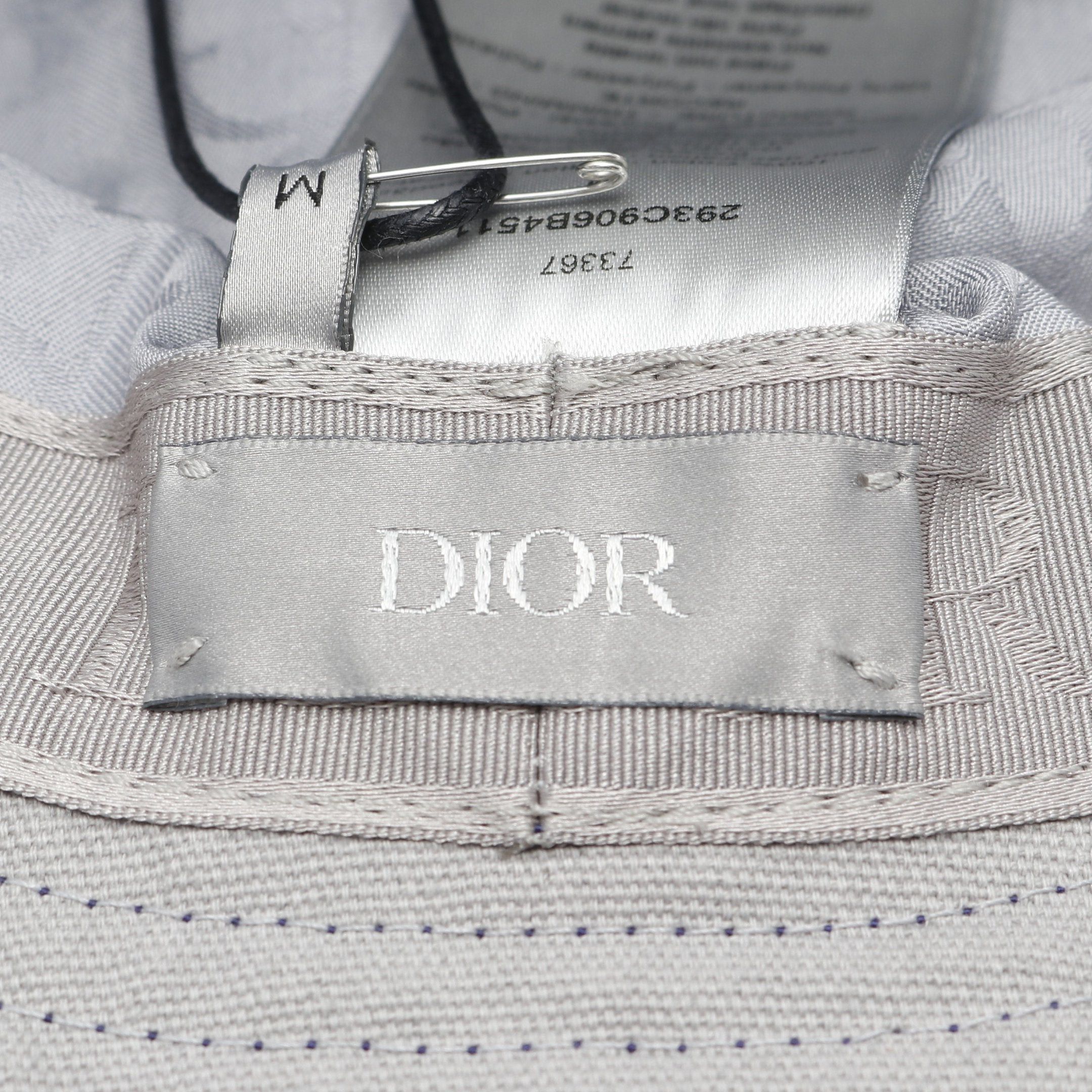 Dior Dior Bucket Hat Dior Logo Cotton Navy Size ONE SIZE - 4 Thumbnail