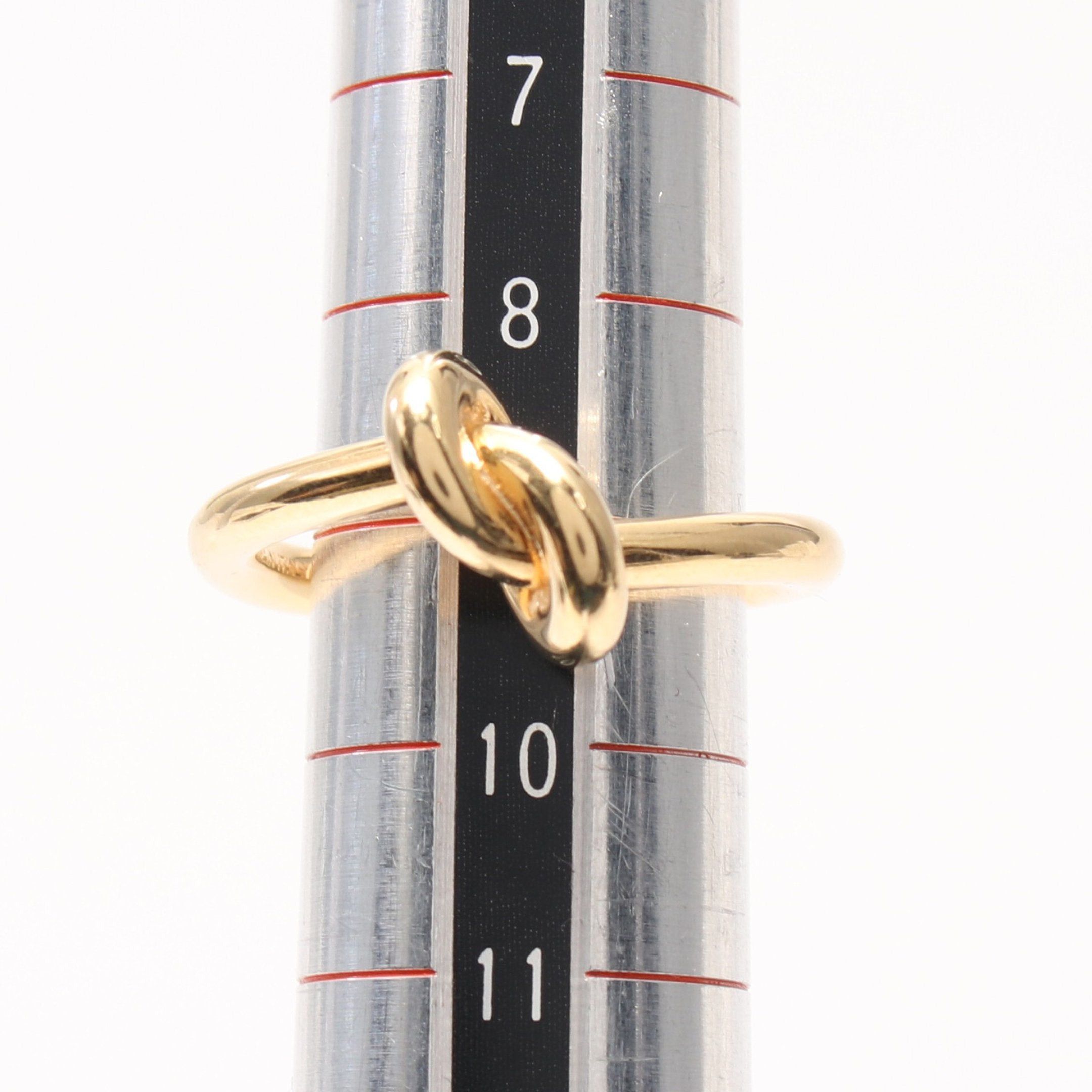Celine Celine Knot Ring Gp Gold Size ONE SIZE - 5 Thumbnail