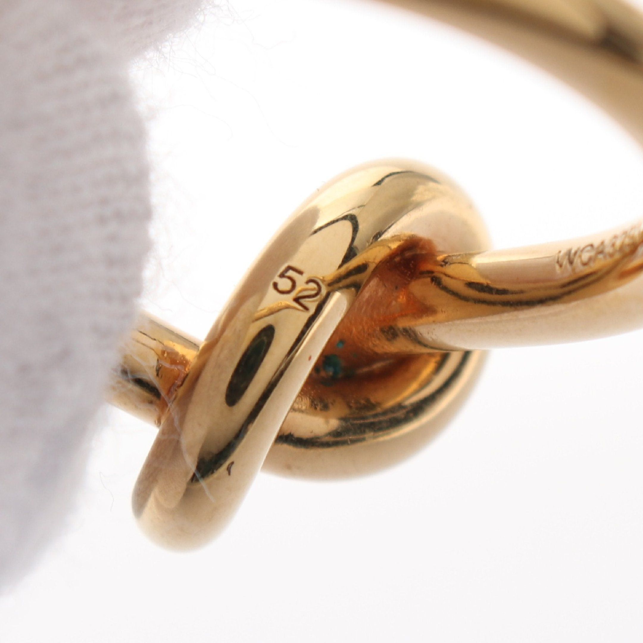 Celine Celine Knot Ring Gp Gold Size ONE SIZE - 7 Thumbnail