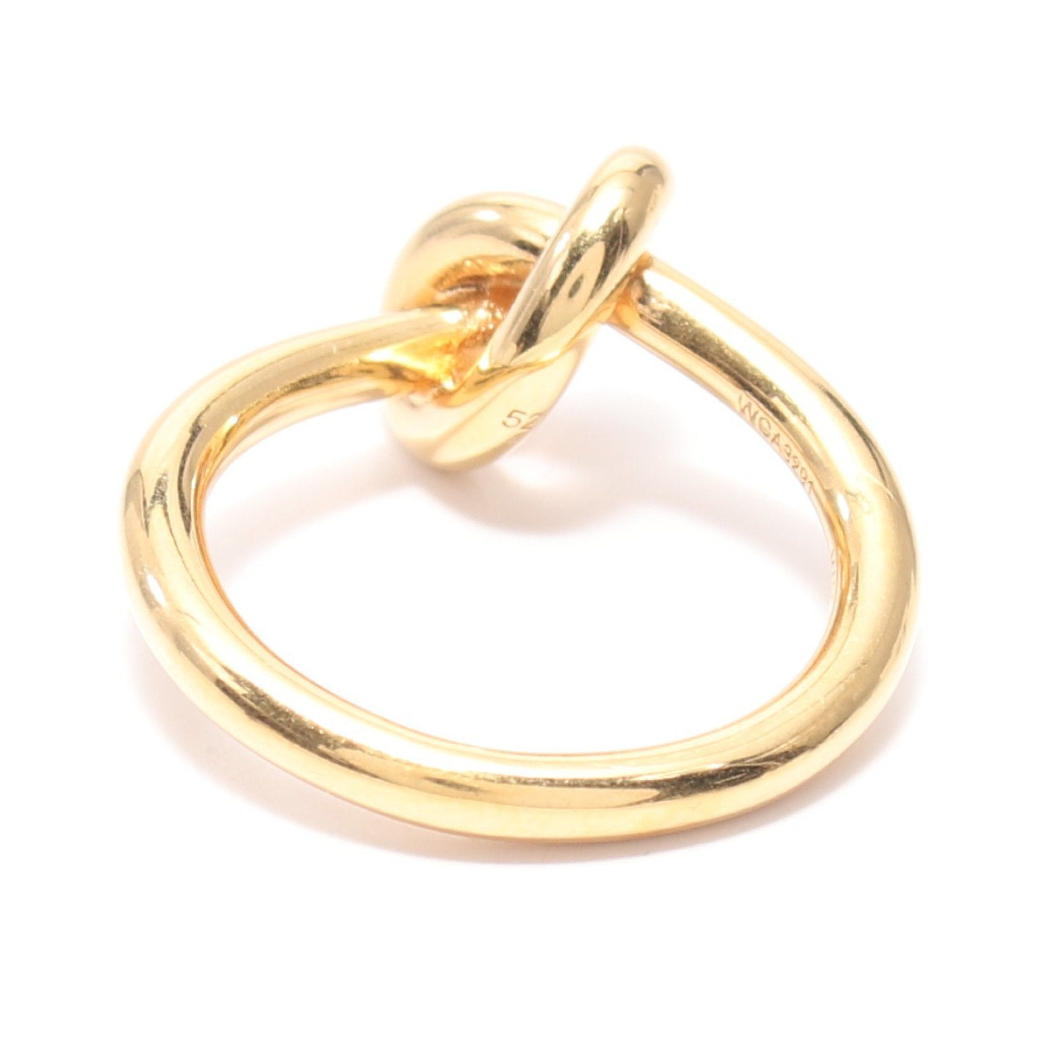 Celine Celine Knot Ring Gp Gold Size ONE SIZE - 3 Thumbnail