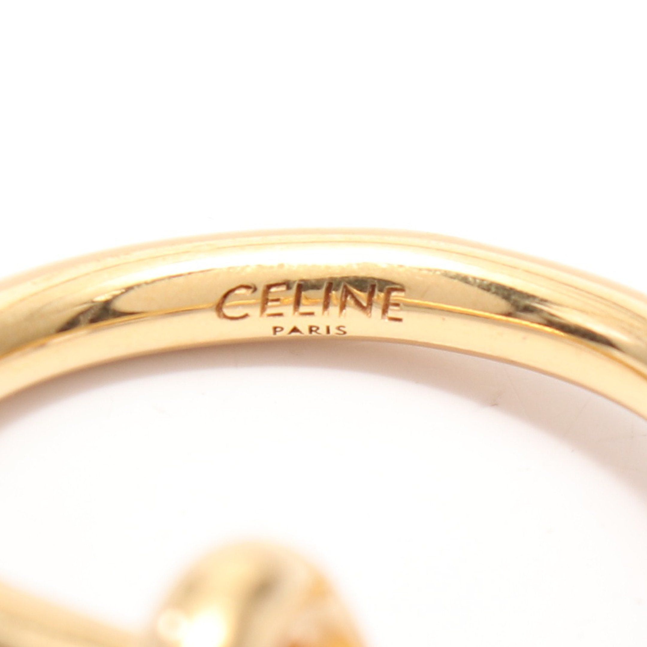 Celine Celine Knot Ring Gp Gold Size ONE SIZE - 4 Thumbnail