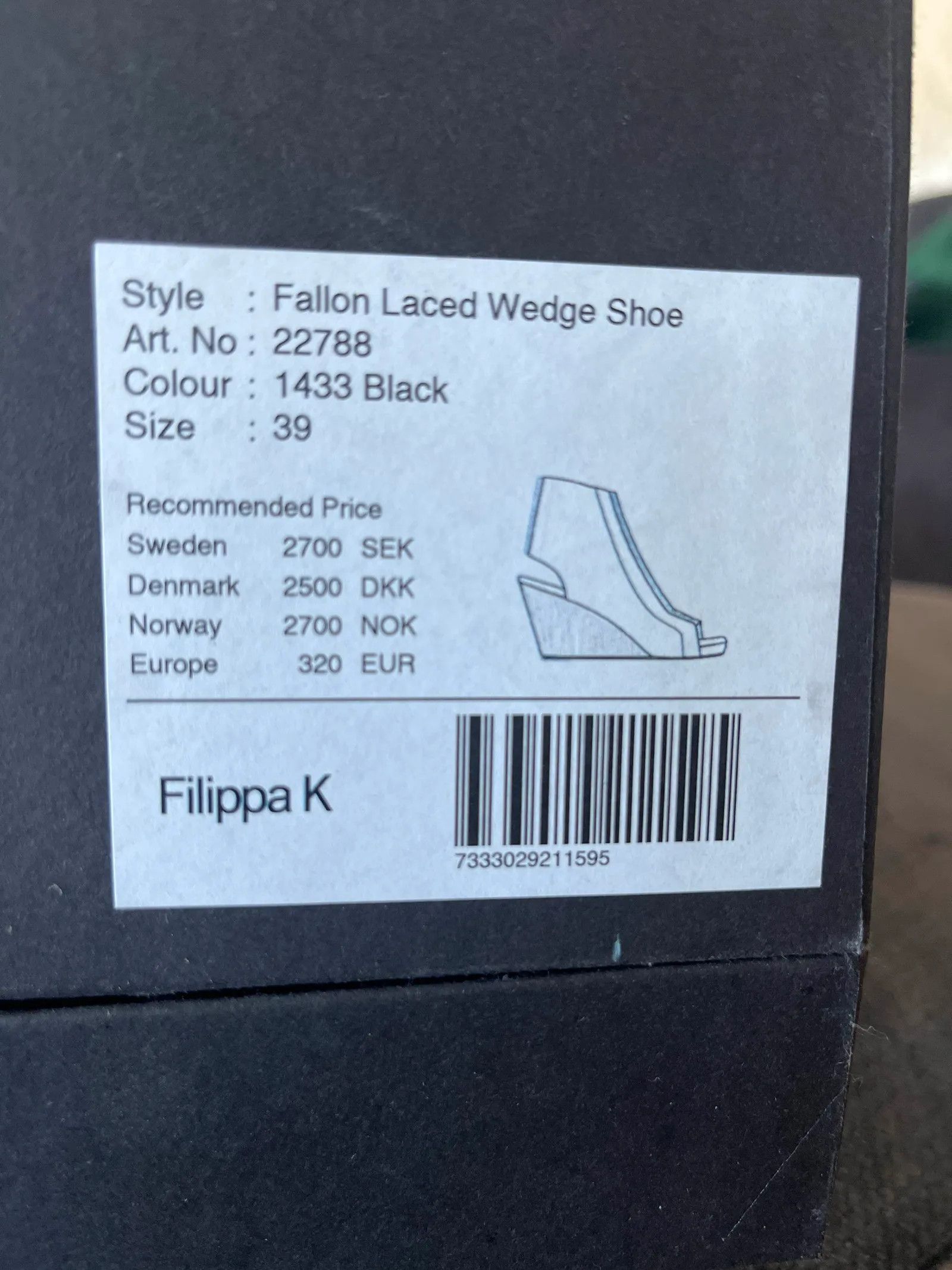 Filippa K Filippa K Fallon Laced Wedge Shoe Sandals Size US 9 / IT 39 - 3 Thumbnail