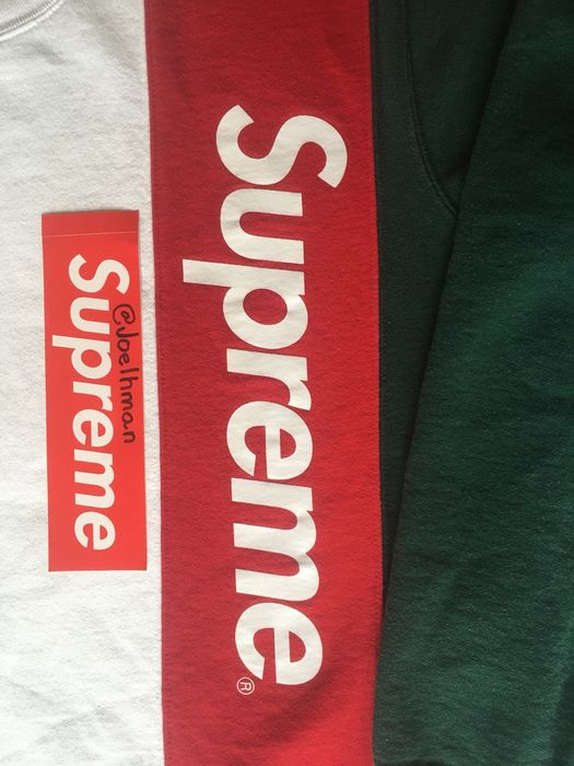 Supreme Supreme Paneled Crewneck Sweatshirt SS16 “Gucci