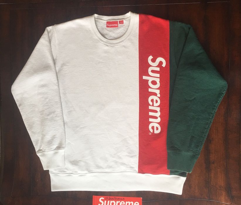 Supreme Supreme Paneled Crewneck Sweatshirt SS16 “Gucci