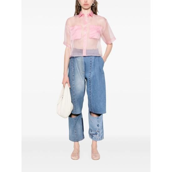Mazzarelli MAZZARELLI Women Shirts B215 2 VIOLA PINK Size S / US 4 / IT 40 - 3 Thumbnail