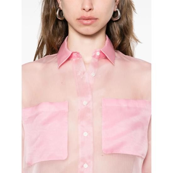 Mazzarelli MAZZARELLI Women Shirts B215 2 VIOLA PINK Size M / US 6-8 / IT 42-44 - 2 Thumbnail