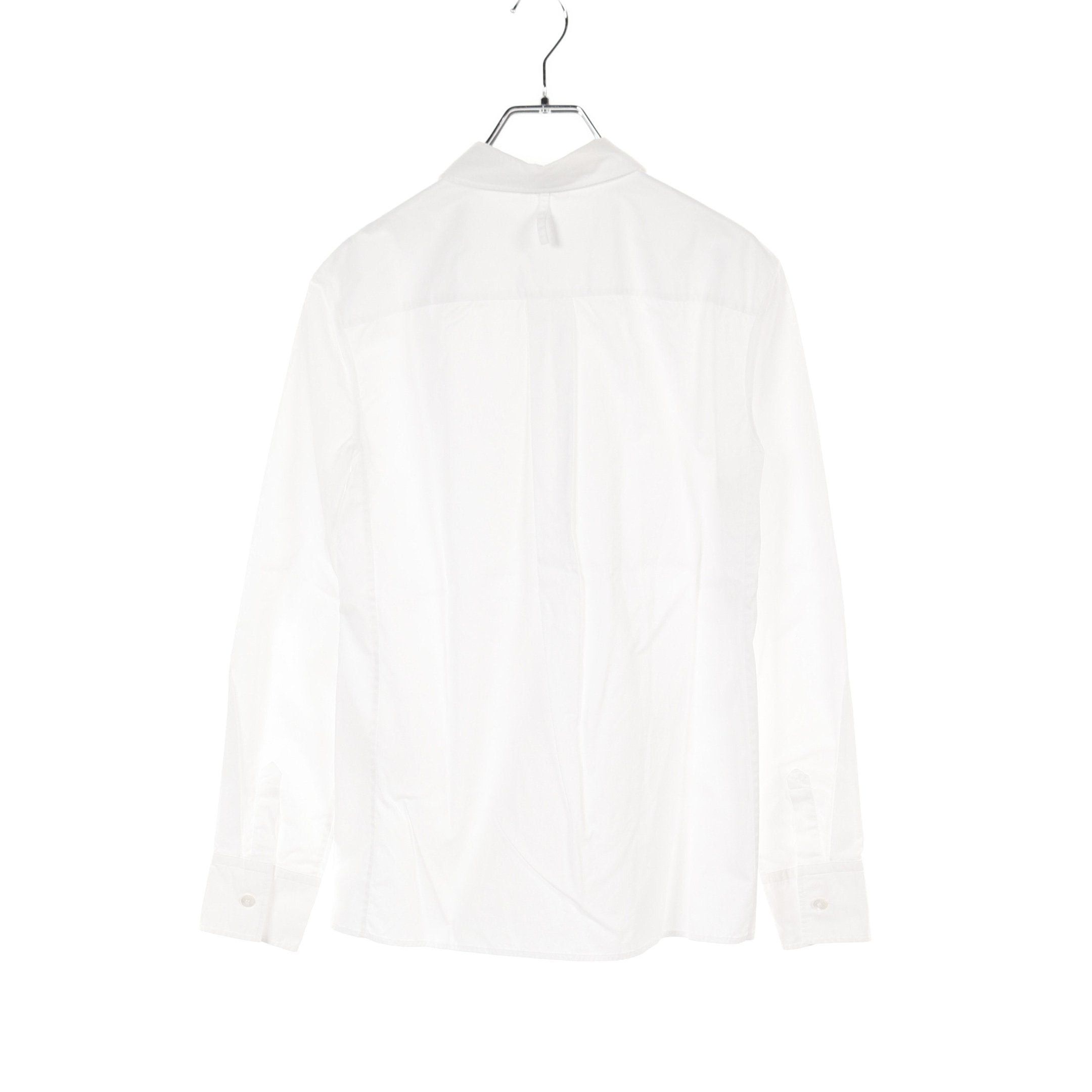 Hermes Hermes Caleche Embroidery Shirt Long Sleeve Cotton White Size ONE SIZE - 2 Thumbnail