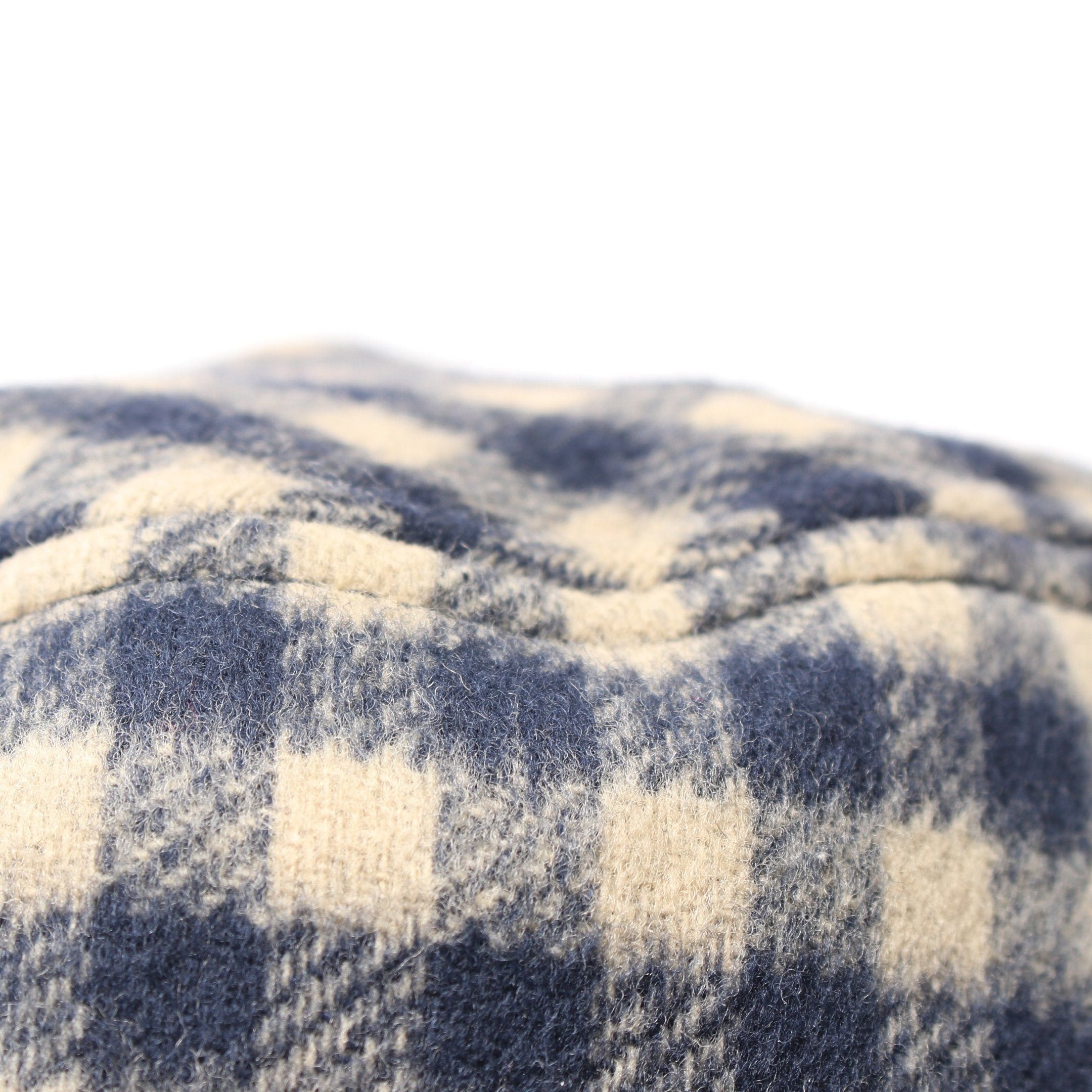 Gucci Gucci Bucket Hat Check Wool Navy Beige Size ONE SIZE - 8 Thumbnail