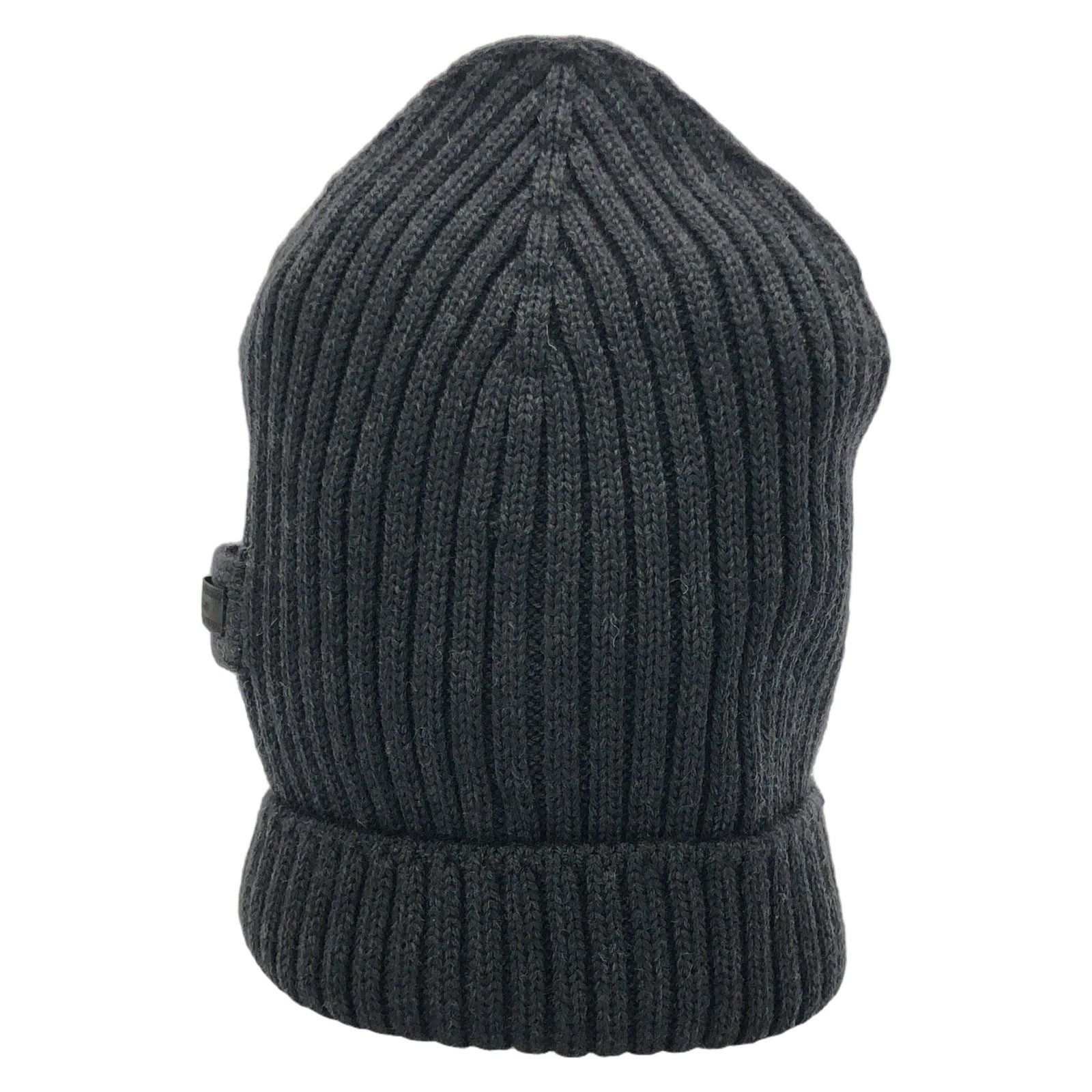 Prada Prada Knit Cap Beanie Wool Gray Size ONE SIZE - 2 Thumbnail