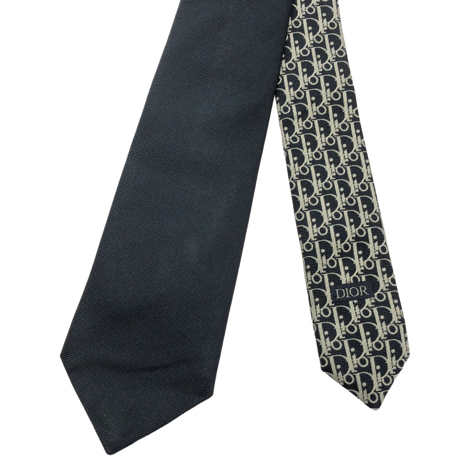 Dior Dior Tie Silk Navy Size ONE SIZE - 2 Thumbnail