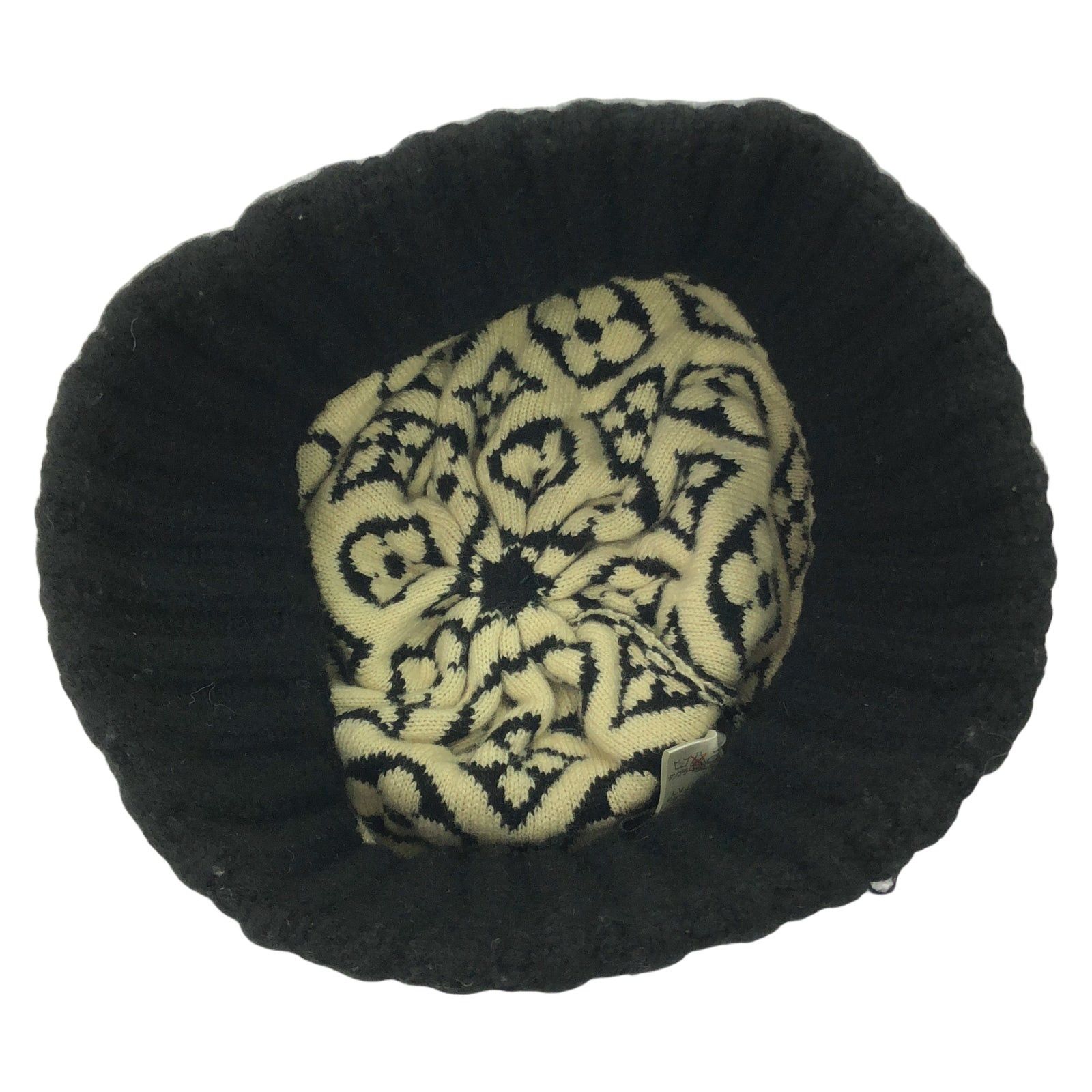 Louis Vuitton Louis Vuitton Knit Cap Beanie Cashmere Black Size ONE SIZE - 4 Thumbnail