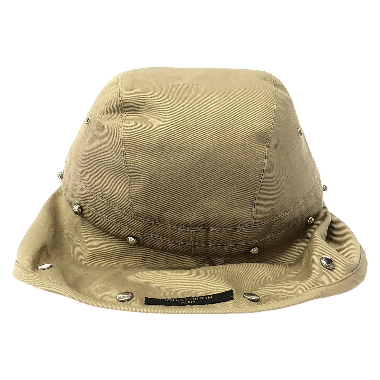 Louis Vuitton Louis Vuitton Hat Cap Cotton Beige Size ONE SIZE - 3 Thumbnail
