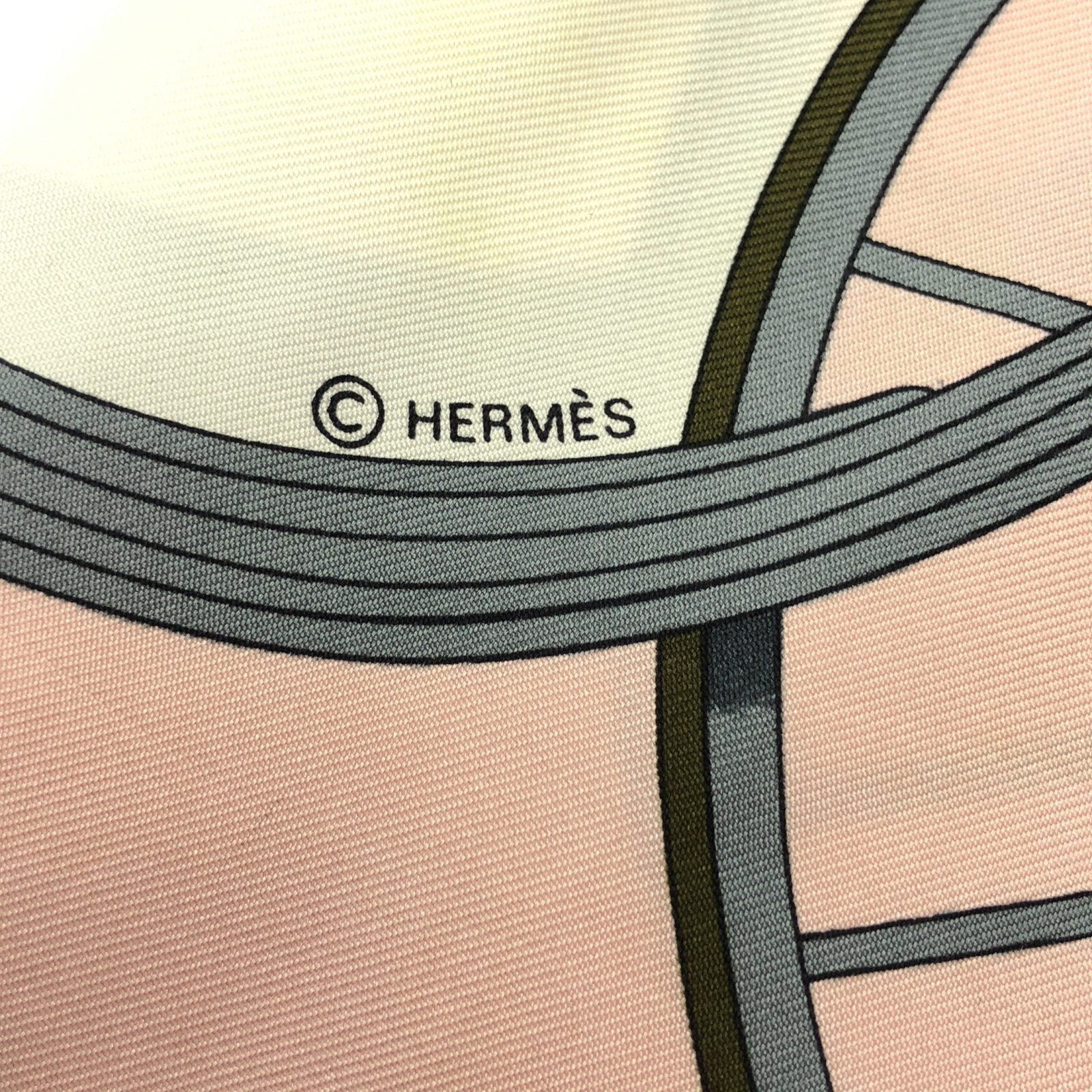 Hermes Hermes Scarf Silk Pink Size ONE SIZE - 4 Thumbnail