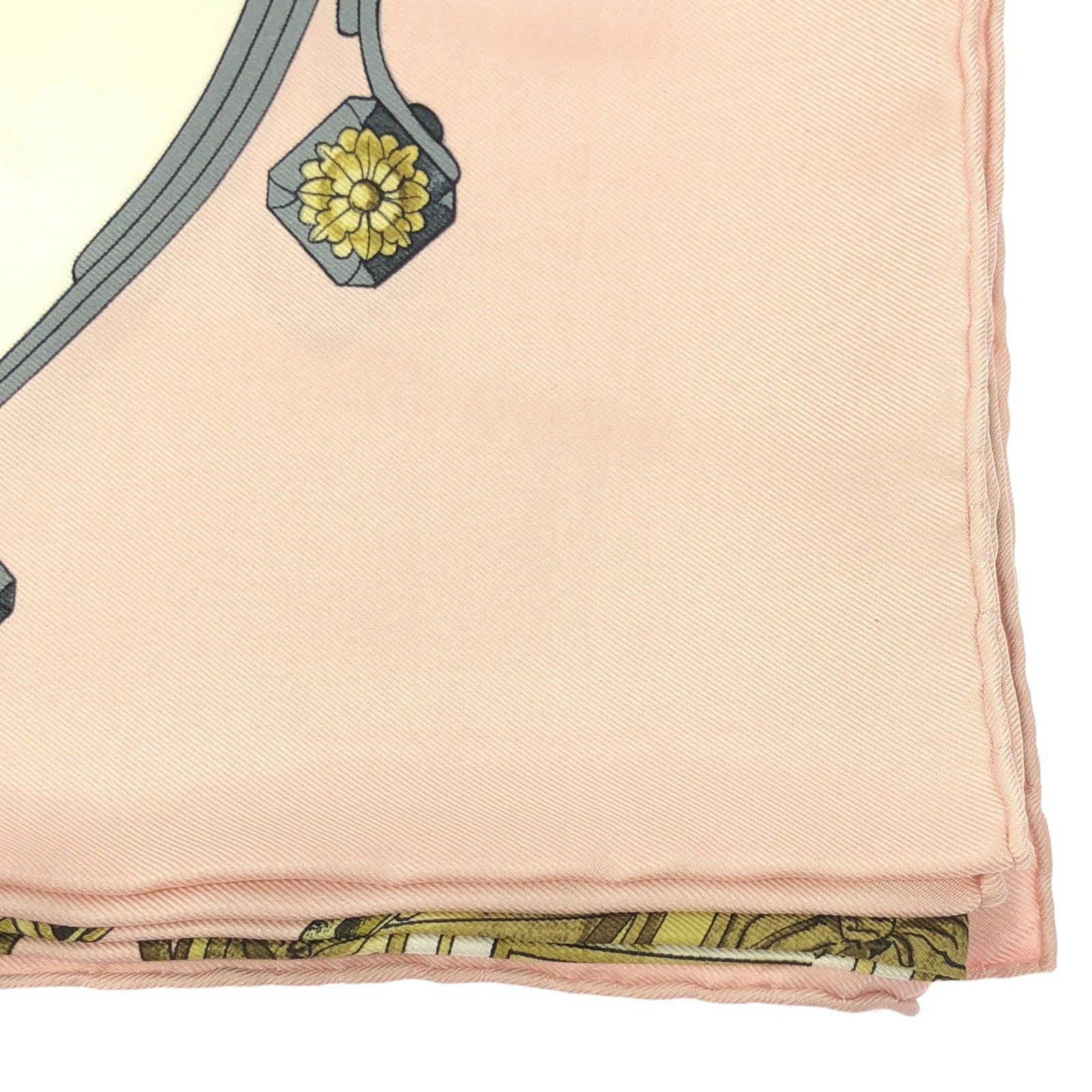 Hermes Hermes Scarf Silk Pink Size ONE SIZE - 3 Thumbnail