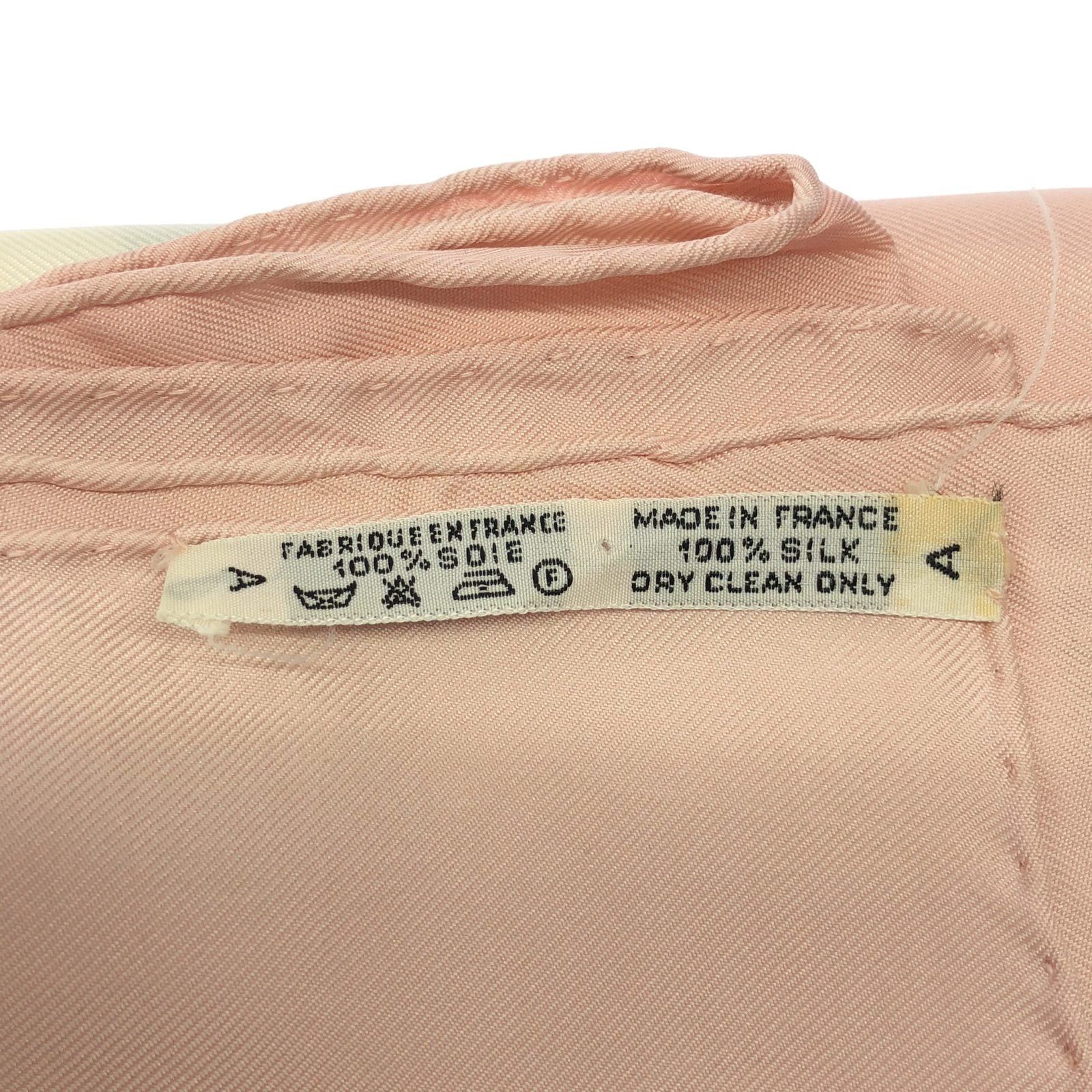 Hermes Hermes Scarf Silk Pink Size ONE SIZE - 5 Thumbnail