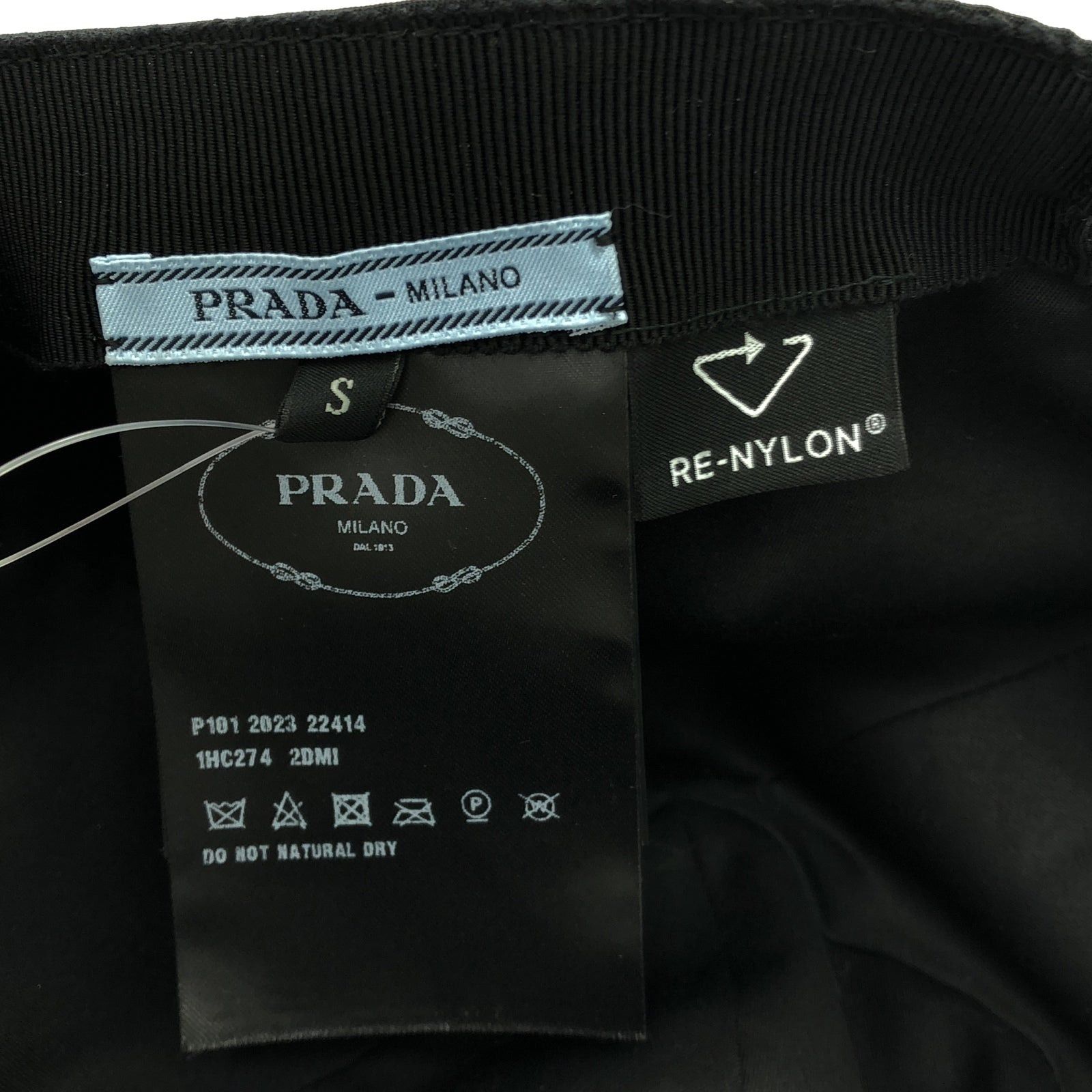 Prada Prada Cap Nylon Black Size ONE SIZE - 5 Thumbnail