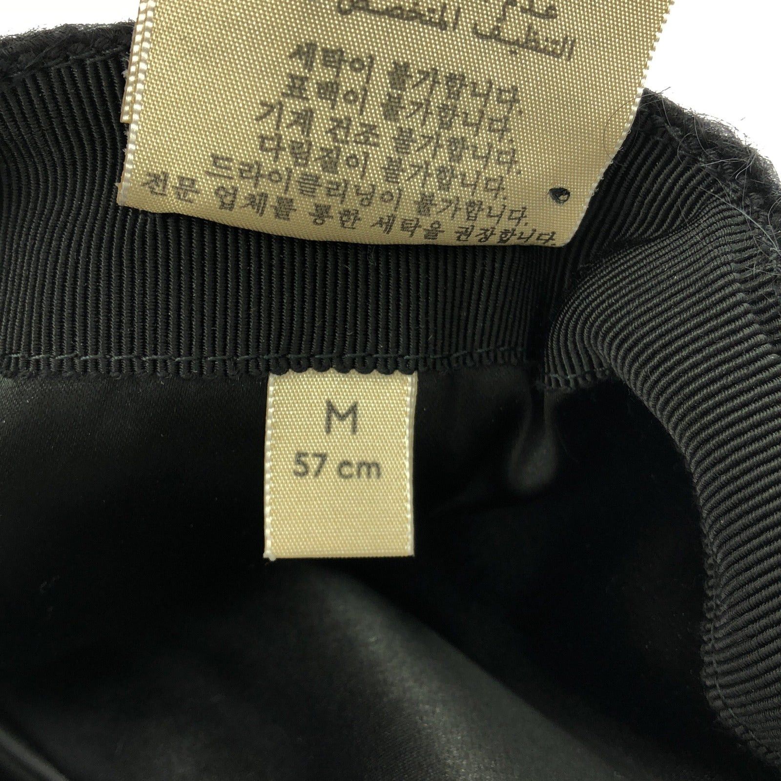 Gucci Gucci Cap Cotton Black Size ONE SIZE - 6 Thumbnail