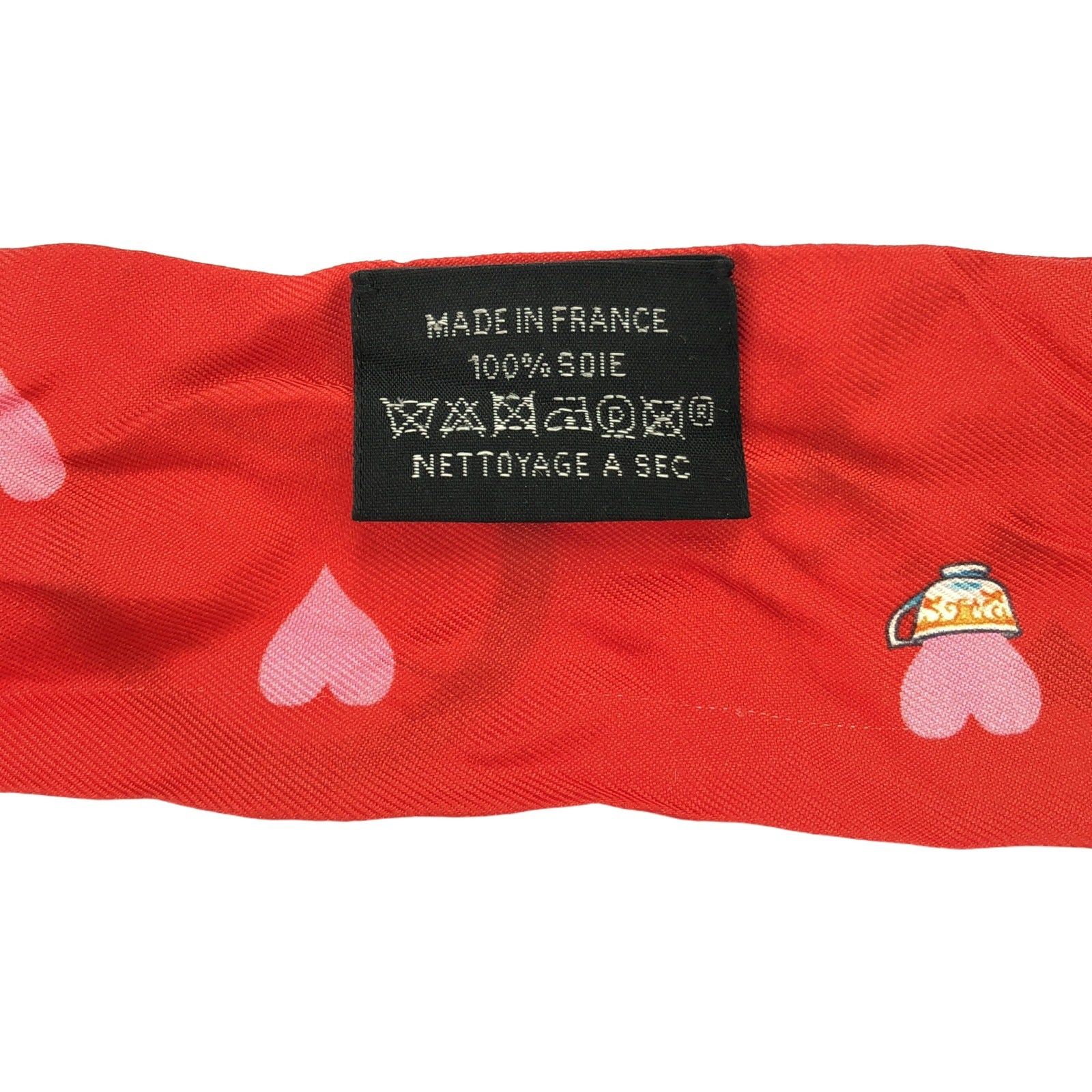 Hermes Hermes Twilly Scarf Silk Pink Size ONE SIZE - 4 Thumbnail