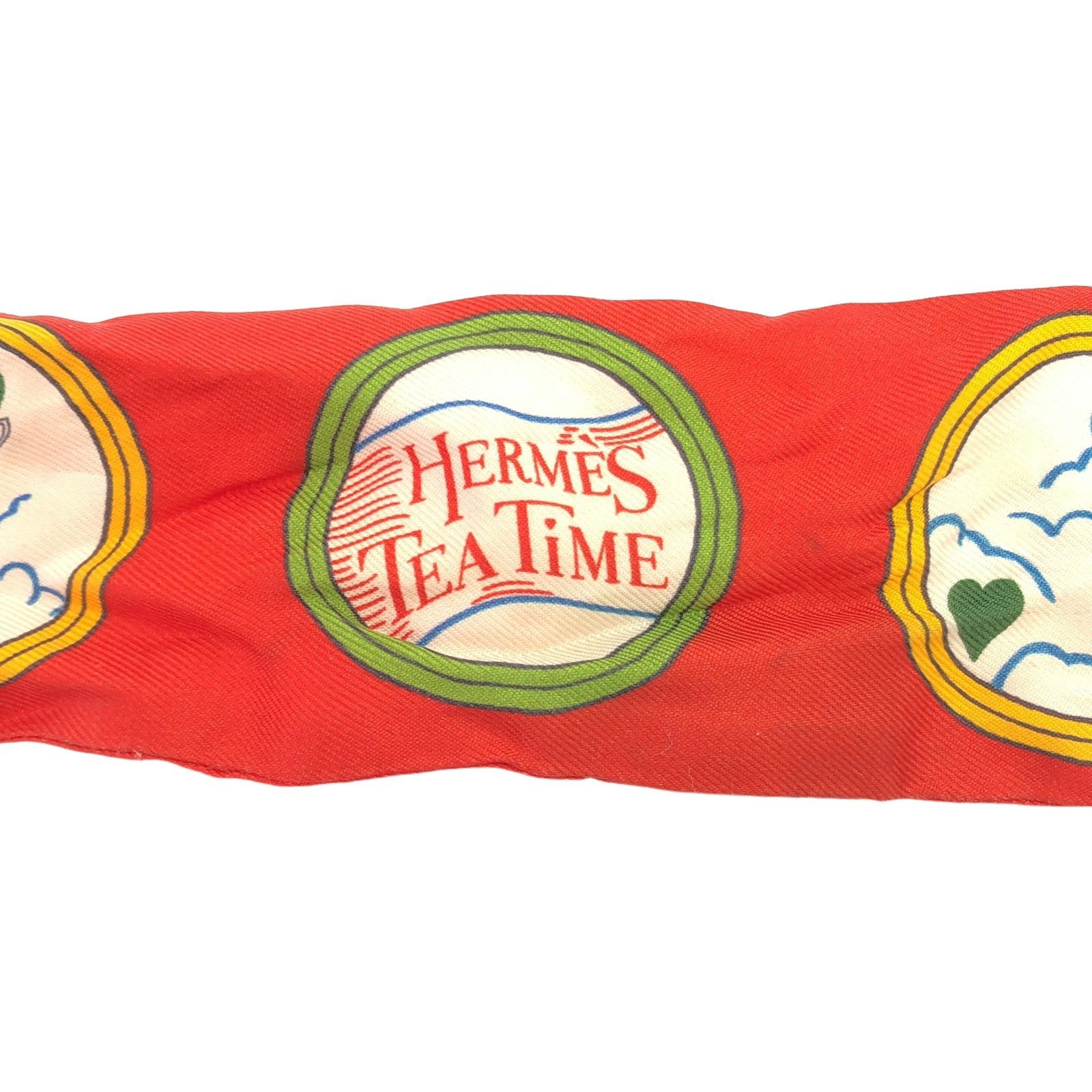 Hermes Hermes Twilly Scarf Silk Pink Size ONE SIZE - 3 Thumbnail