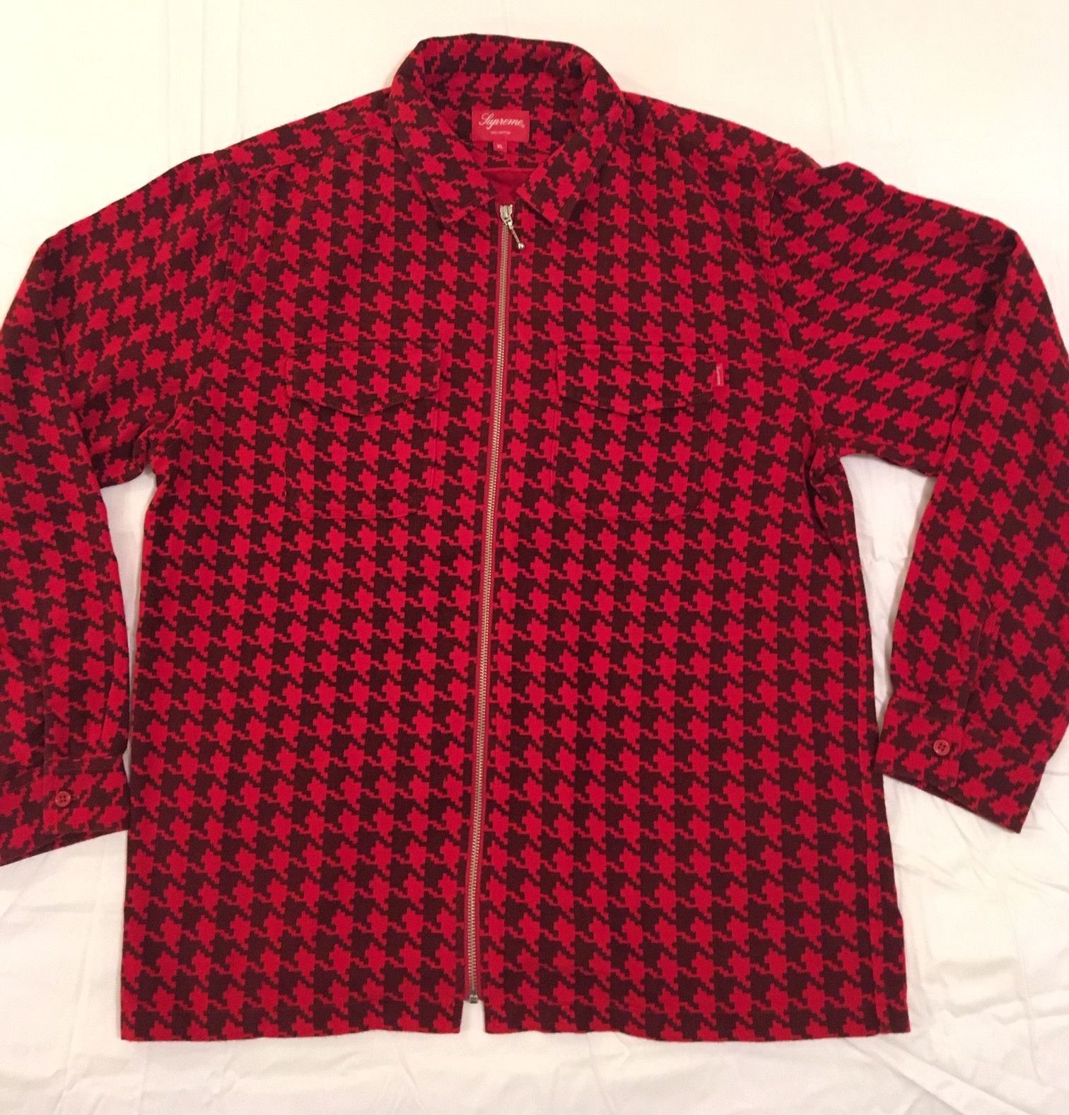 Supreme Houndstooth Flannel | Grailed