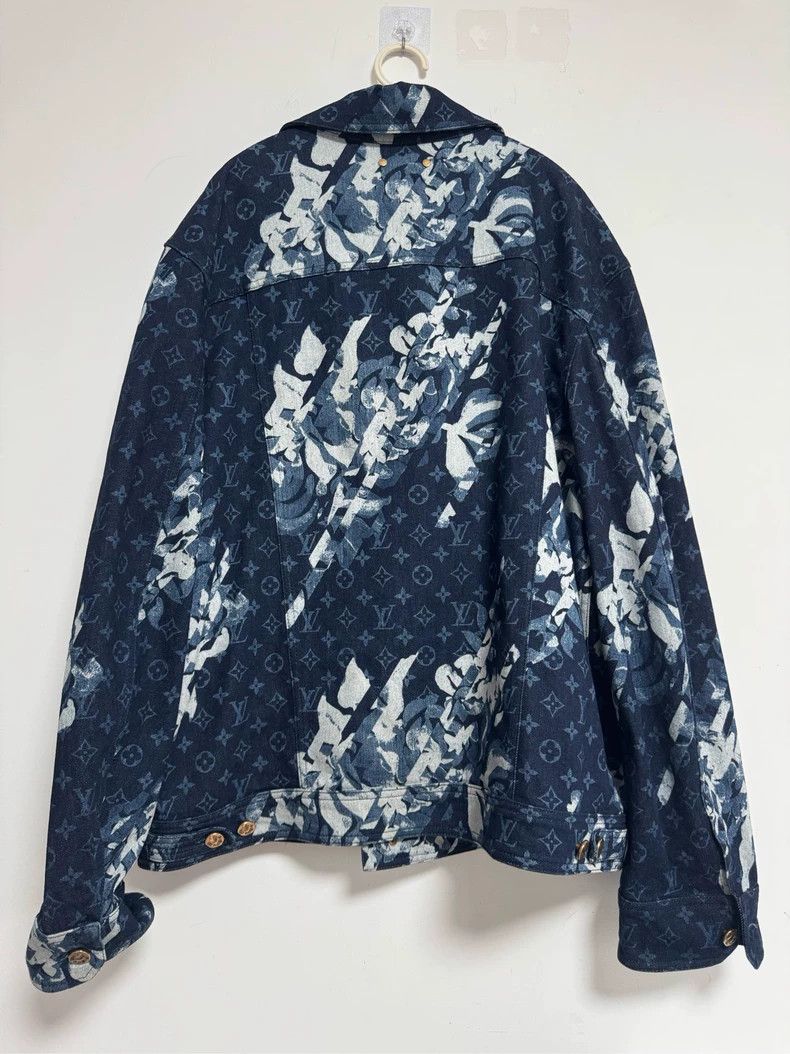 Louis Vuitton Stylish Blue Denim Jacket with Classic Pattern - dmc Size US XXL / EU 58 / 5 - 2 Thumbnail