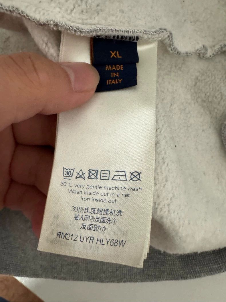 Louis Vuitton Louis Vuitton Gray Hoodie with Unique Design - dmc Size US XL / EU 56 / 4 - 4 Thumbnail
