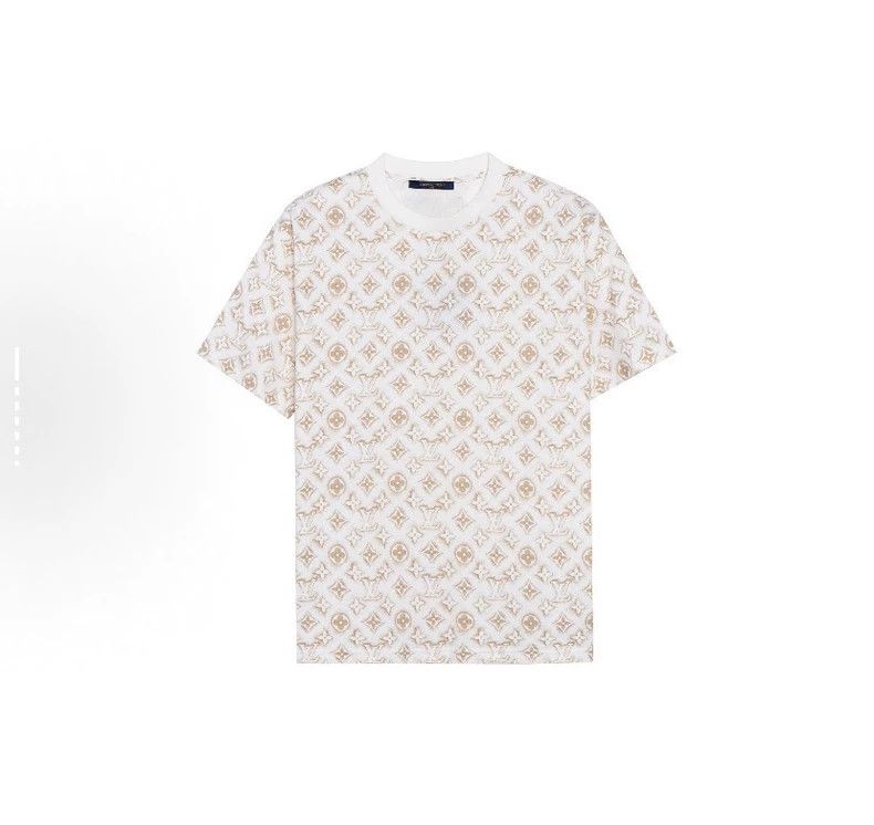 Louis Vuitton Brown Printed Short Sleeve Shirt from Italy - dmc Size US XL / EU 56 / 4 - 2 Thumbnail