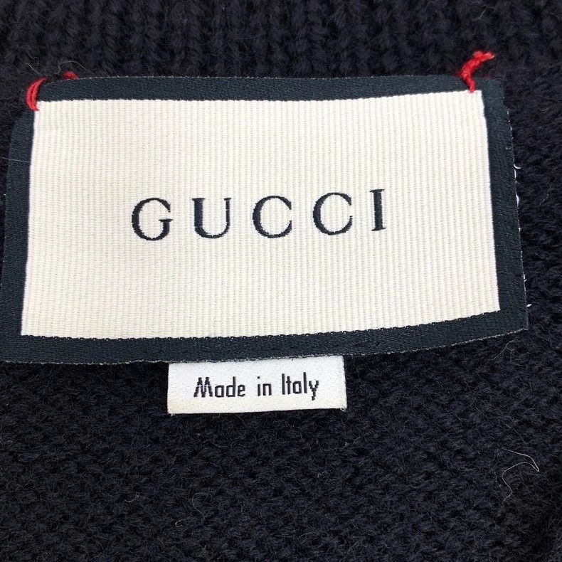 Gucci Gucci Black Striped V-Neck Knit Sweater - dmc Size US S / EU 44-46 / 1 - 5 Thumbnail