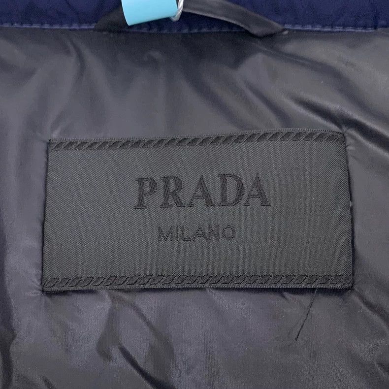 Prada Prada Blue Puffer Jacket with Logo - dmc Size US L / EU 52-54 / 3 - 6 Thumbnail