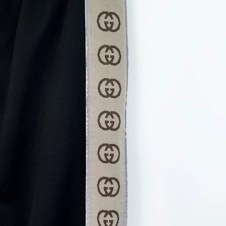 Gucci Gucci Black Logo Drawstring Casual Pants - dmc Size US 26 / EU 42 - 4 Thumbnail